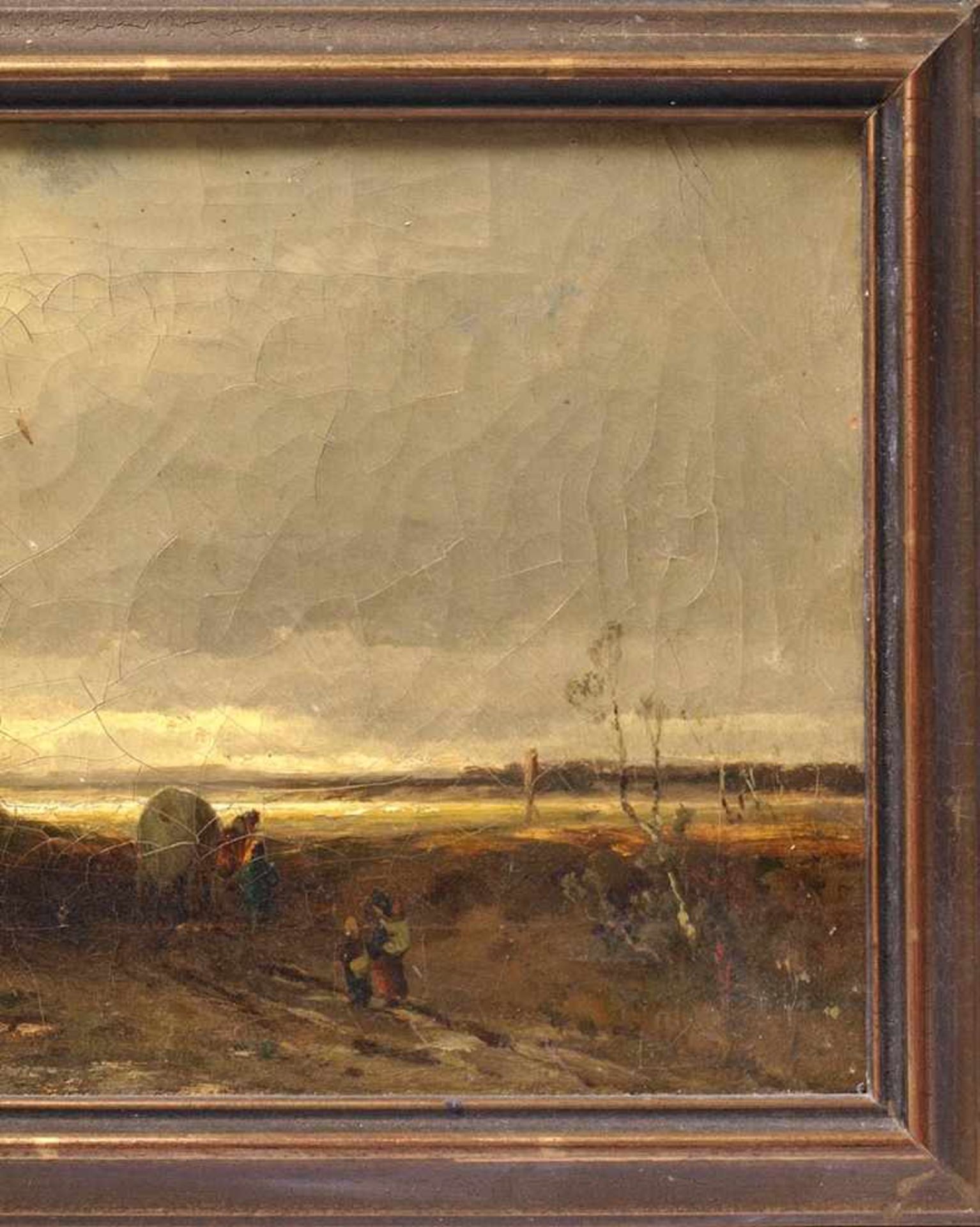 Wimmer, ConradMünchen 1844 - 1905. Küstenlandschaft unter stürmischem Himmel. Im Vordergrund - Bild 6 aus 8