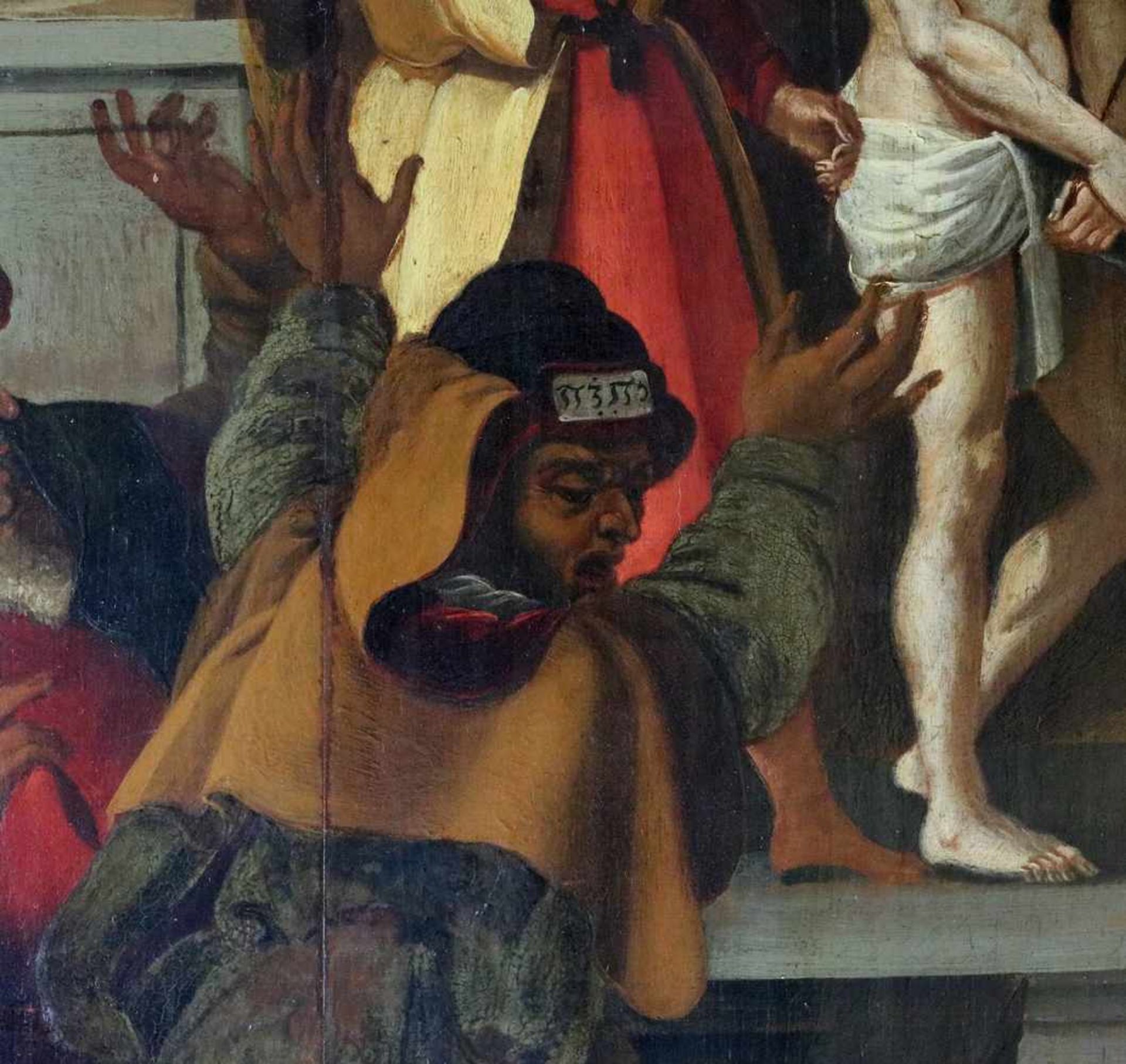 Flämischer Altmeister16./17. Jh. Ecce Homo. Vielfigurige Szene mit dem von Herodes auf einer - Bild 14 aus 16