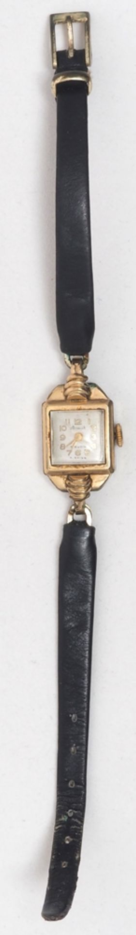 Drei ArmbanduhrenDiverse Fabrikate meist um 1930. Unterschiedliche Formen. Funktion nicht - Bild 2 aus 8