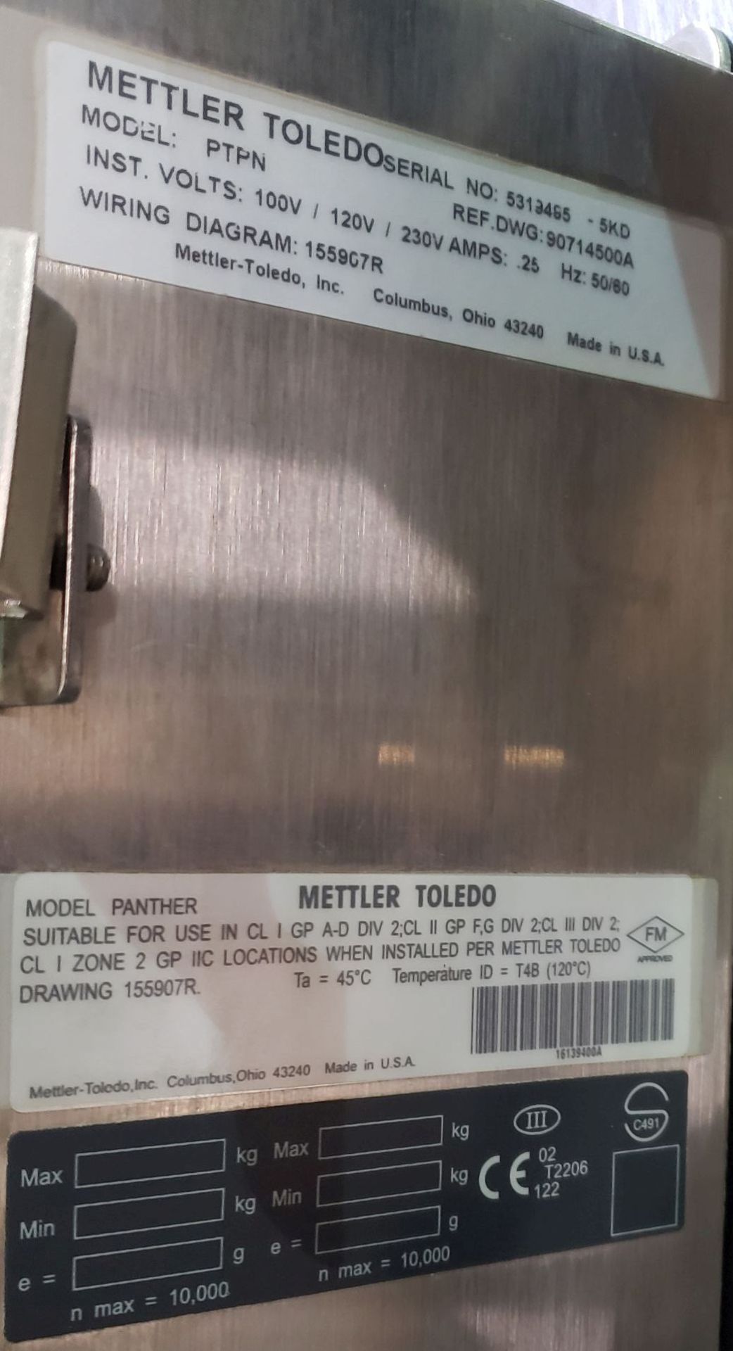 Mettler Toledo Table Top Scale, model 1985 - Image 4 of 9