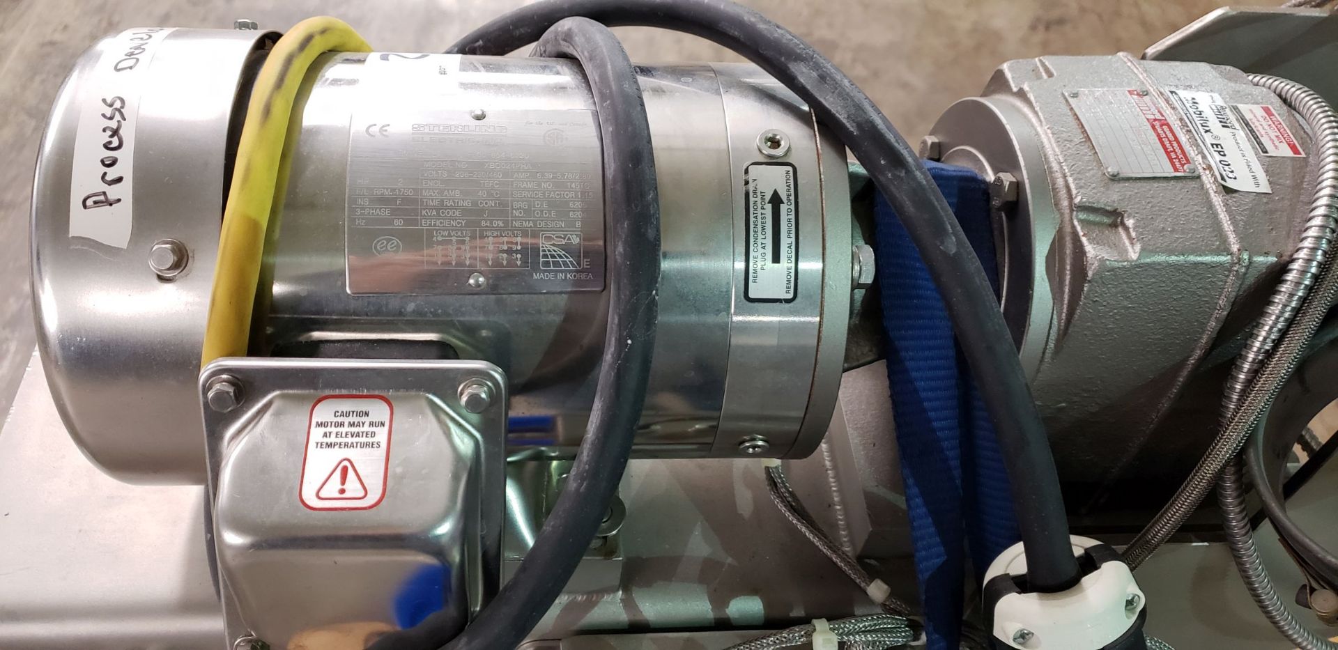 2 HP Melt Pump, S/S Motor - Image 5 of 10