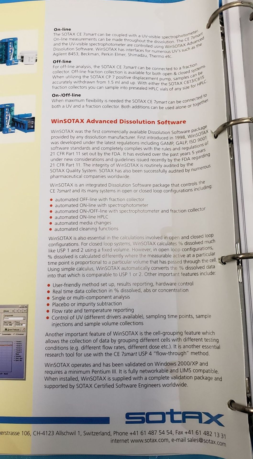 Sotax CE 7 Smart USP Flow through Dissolution System - Image 36 of 36