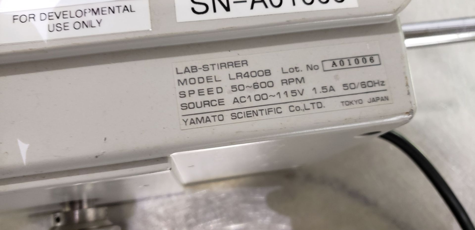 Yamato Lab Stirrer LR400B 50-600 RPM - Image 5 of 6