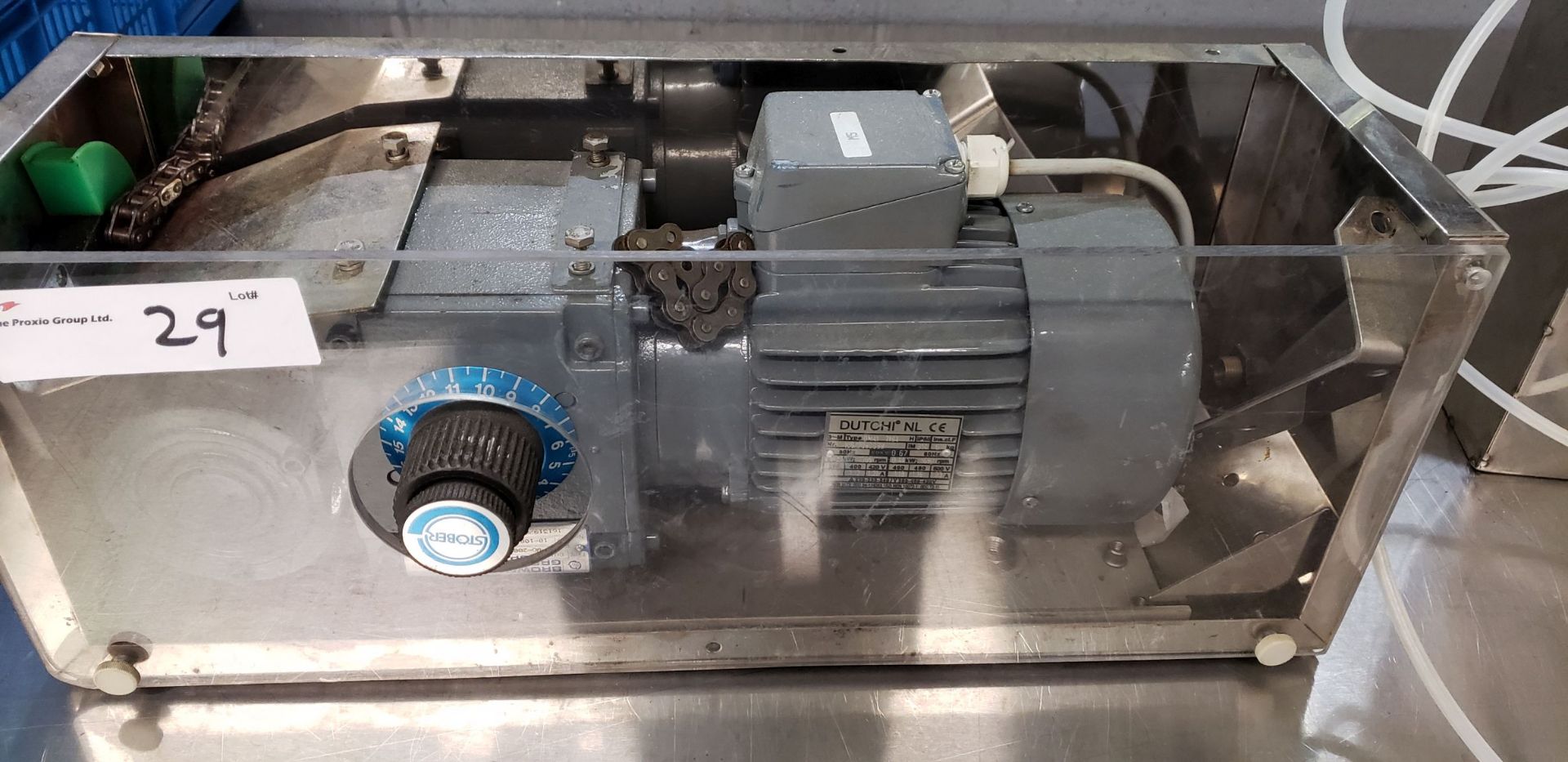 Drive Motor with Variable Speed Gearbox