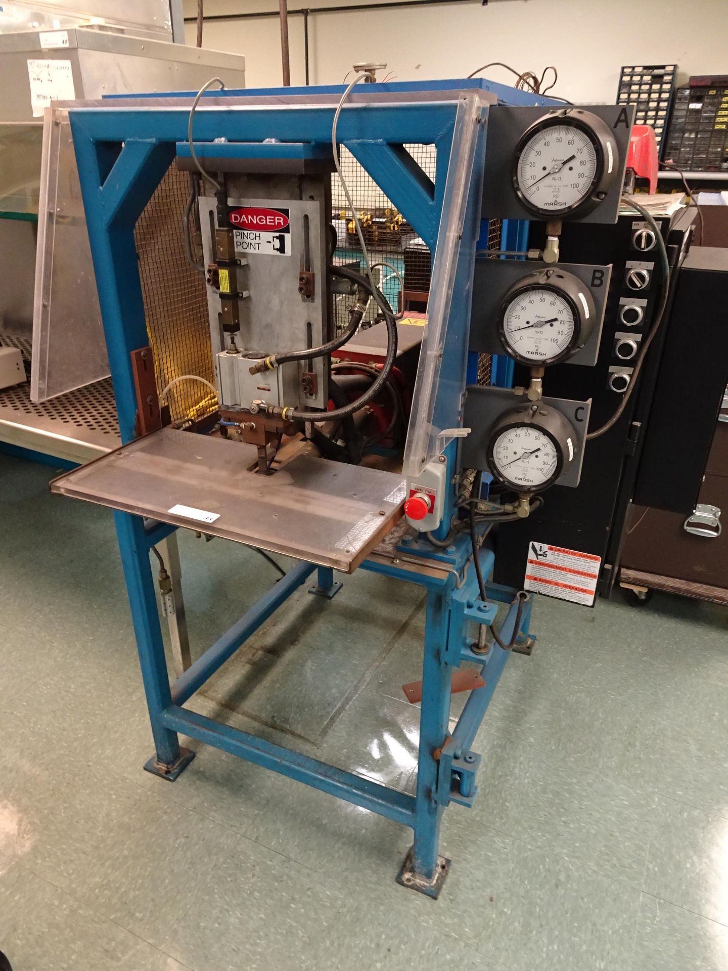 Custom Fabricated Spot Welding Station Complete With Roman Model F446120J1BBW Power Generator, 120 - Image 2 of 7