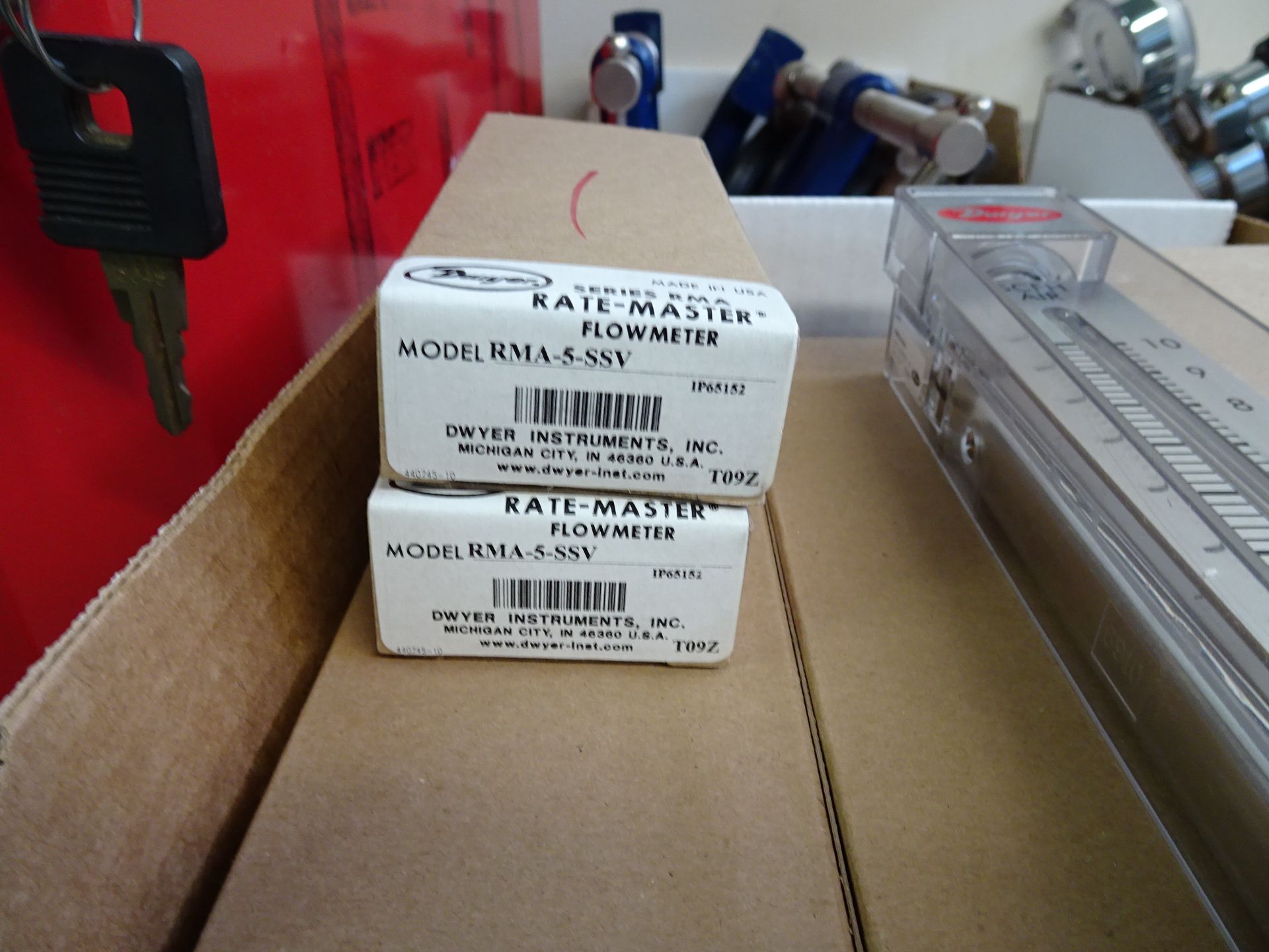 (1) Lot Box Of Dwyer Rate-Master Series Flow Meters Including: (4) Model RMB-52-SSV Flow Meters, (2) - Bild 4 aus 4