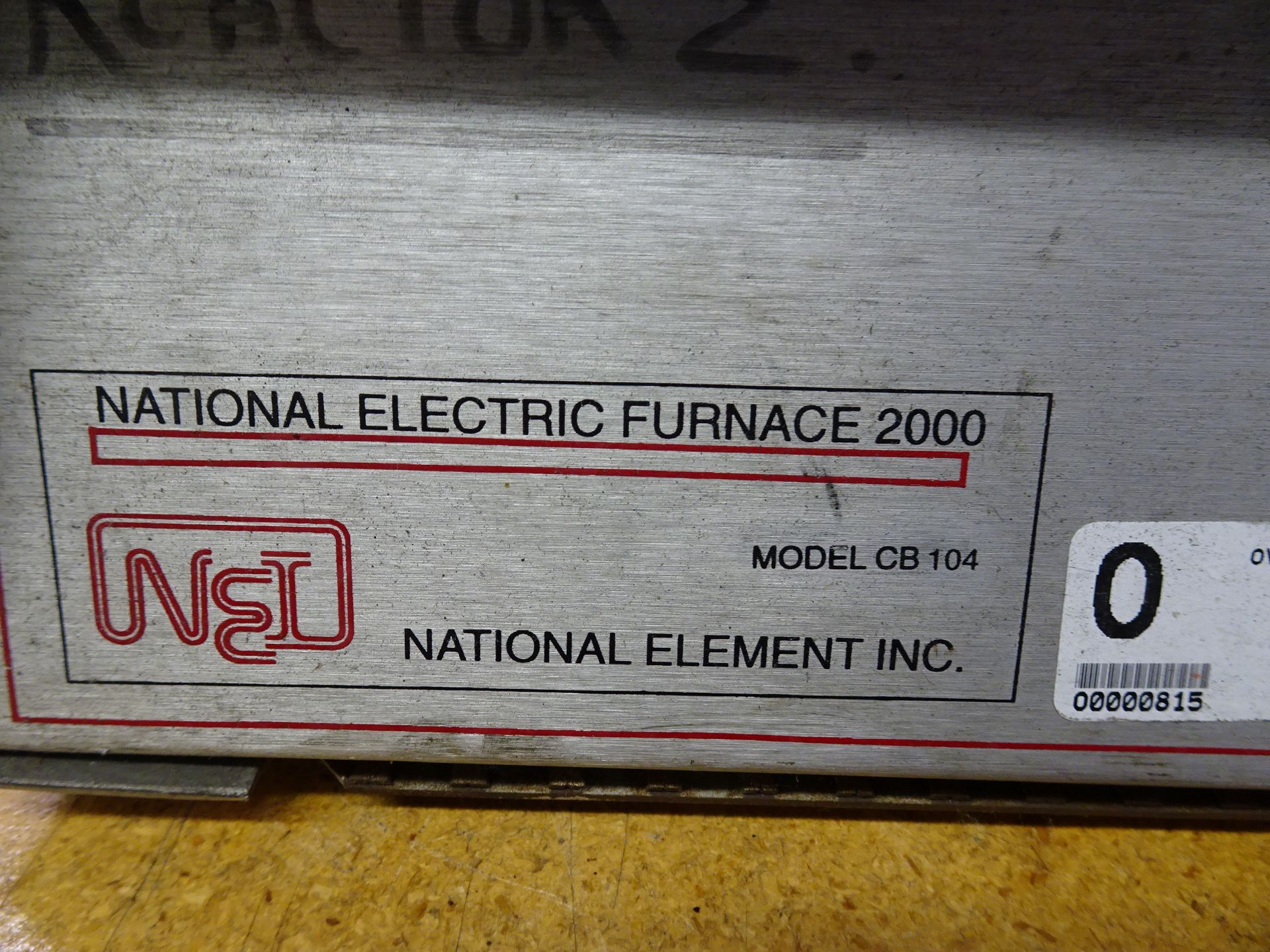 (1) National Element National Electric Furnace 2000 Series Model FD104 Electric Benchtop Furnace, - Image 3 of 4