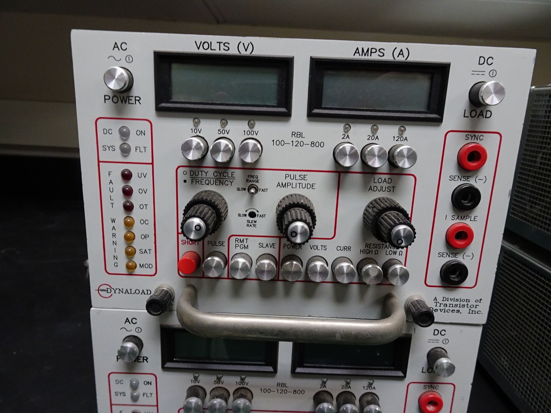 (2) Dynaload Model RBL-100-20-800, 100 V, 120 Amp, 800 Watt Electric Loads - Image 2 of 3