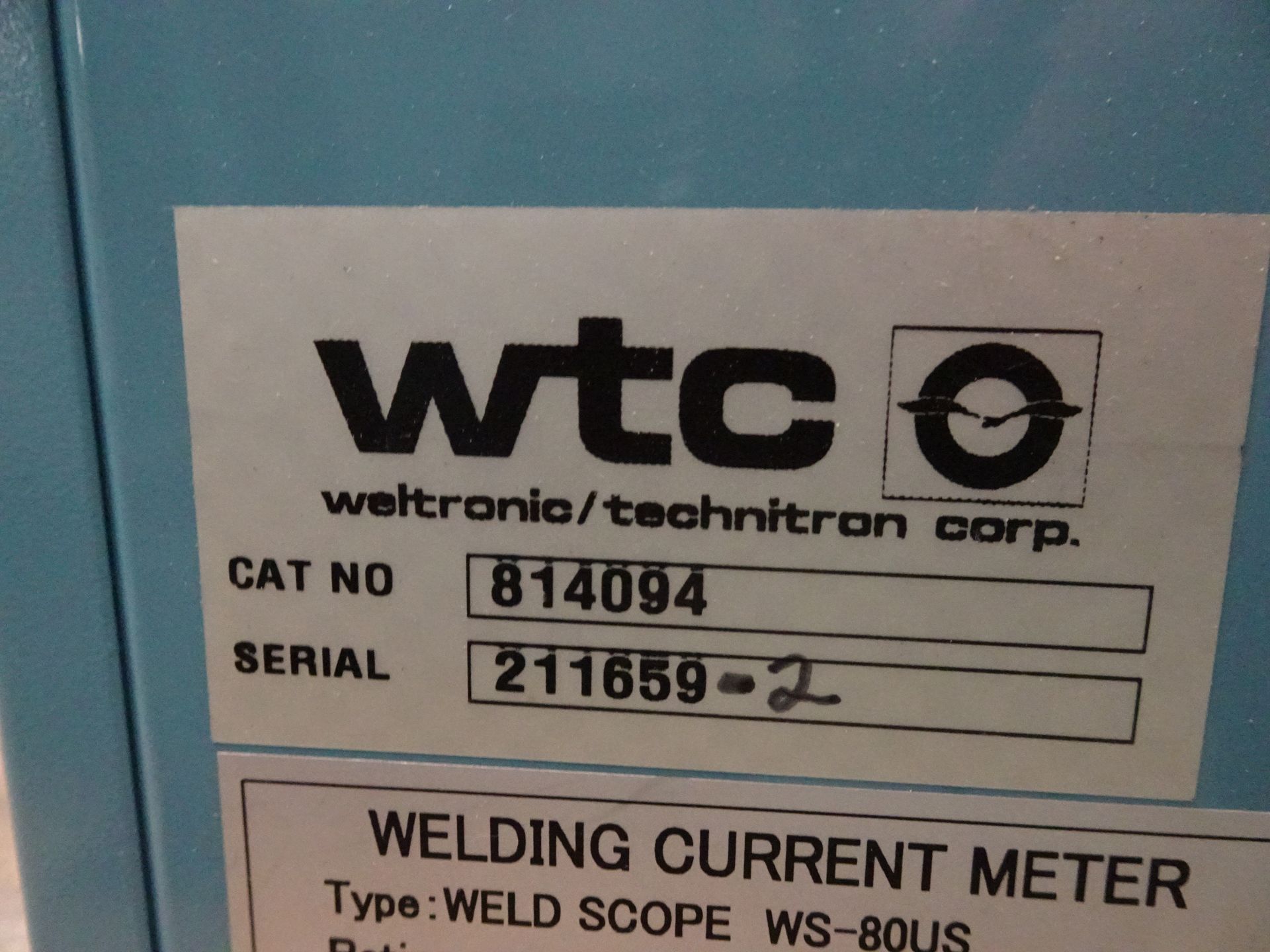 Dengensha Weld Scope Model WS-80US Spot Welder Monitoring System Temperature Ambient: 0-50 Degrees - Image 3 of 4