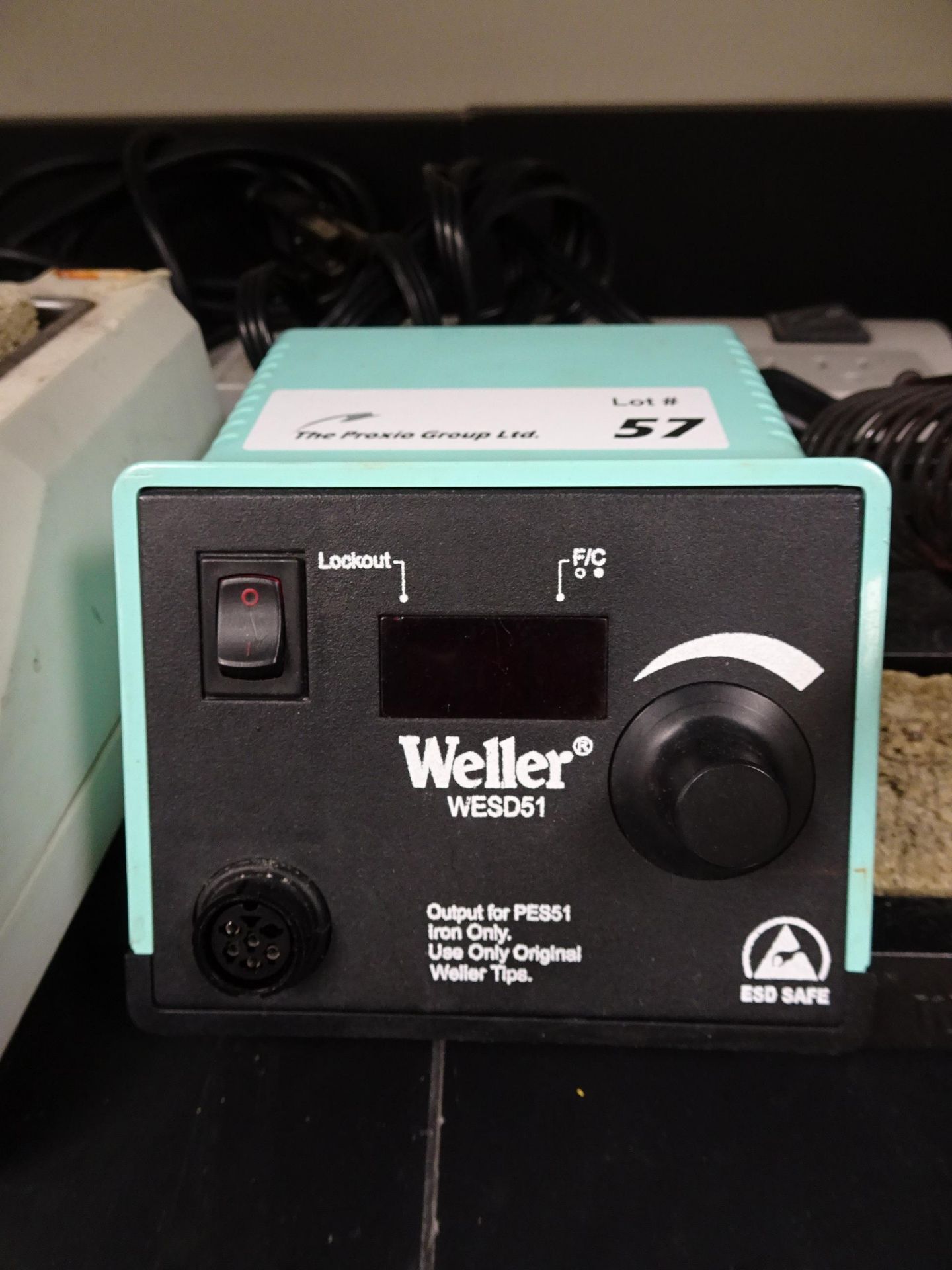 (1) Weller Model WESD51 Variable Temp Soldering Power Supply With Head, (1) SPC Technology - Image 2 of 3