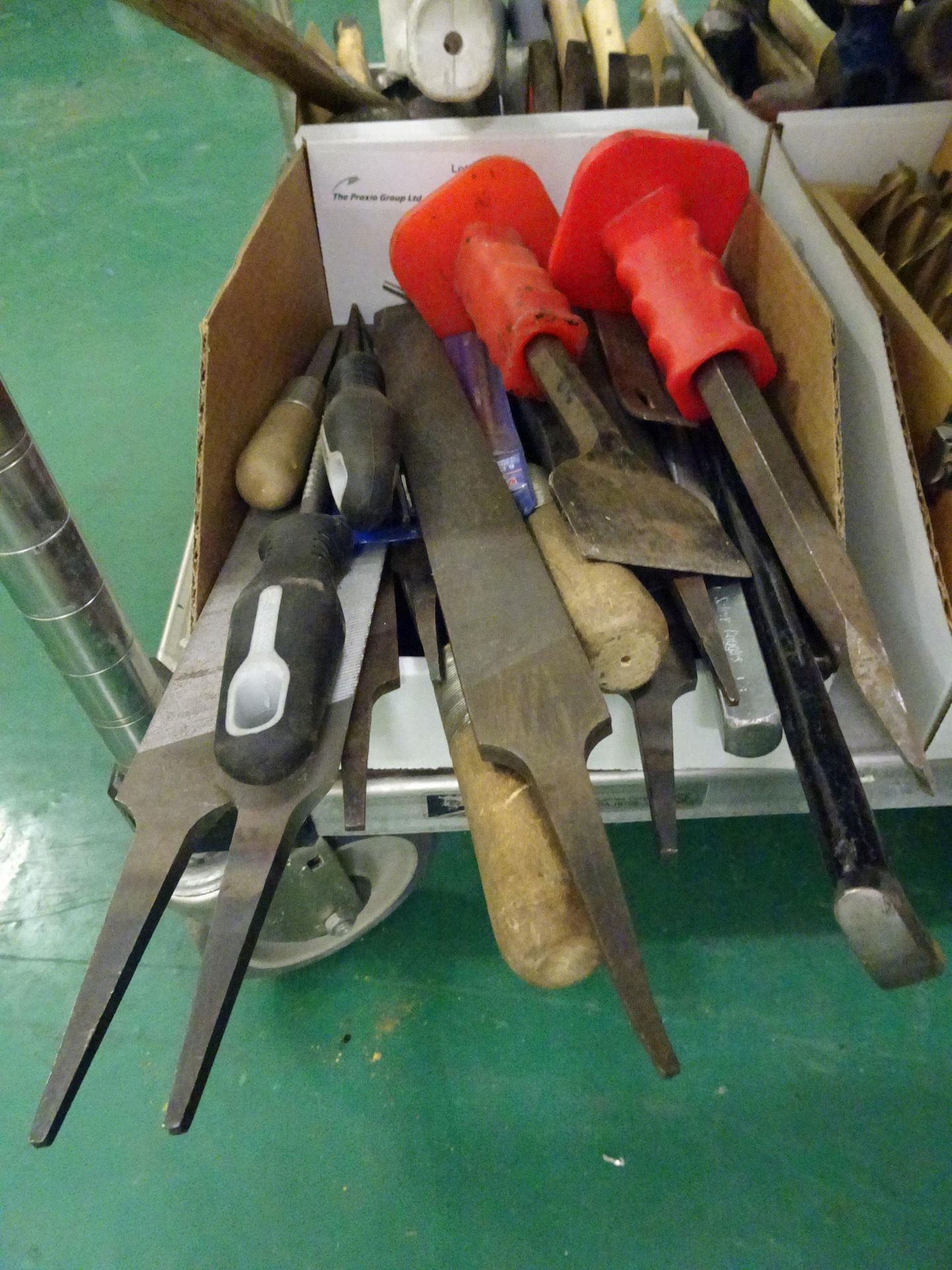 Lot Various Punches Chisels and Files
