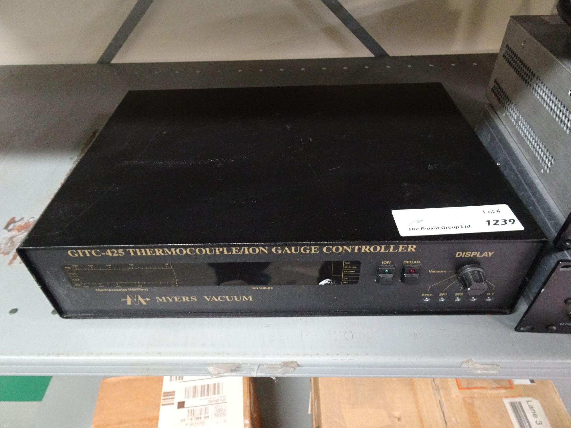 Myers Vacuum Model GITC-425 Thermocouple / Ion Gage Controller, (1) MKS Baratron Model 670 Signal - Image 3 of 3