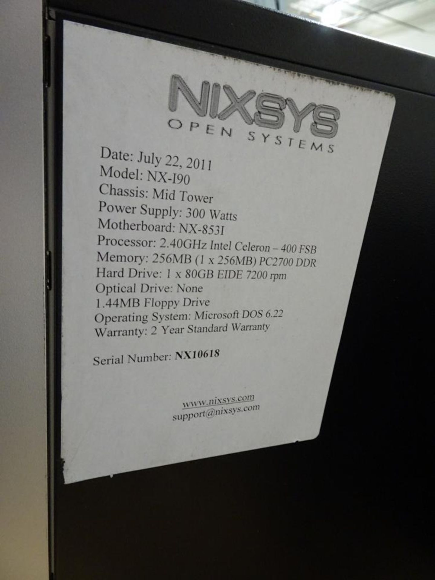 (1) Maccor 48 Channel Battery Test Stand Complete With Associated Dell Optiprex Model GX520 - Image 4 of 4