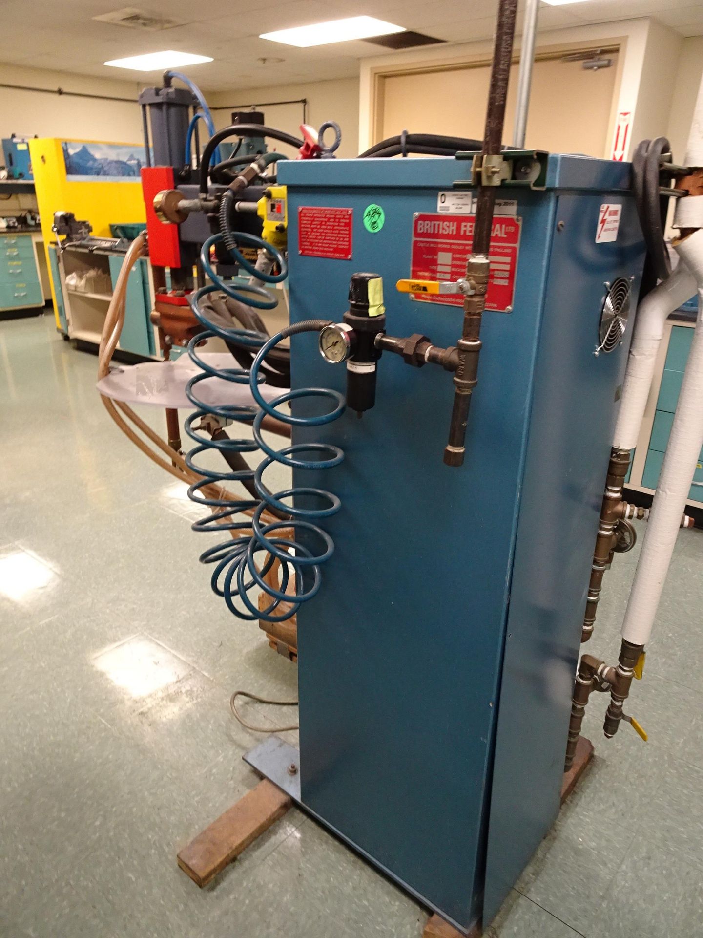 British Federal Stronghold Pedestal Spot Welder With Foot Pedal Controls, Tr Number 45395, 25 KVA, - Image 4 of 5