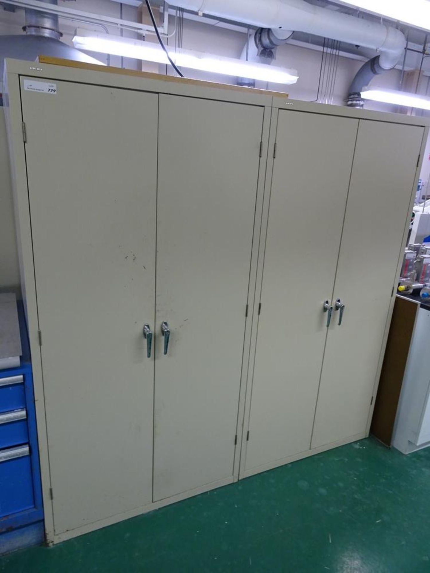 (1) Lot of 2, Two-Door Metal Storage Cabinets and Contents Including But Not Limited to: Quantity of - Bild 6 aus 6