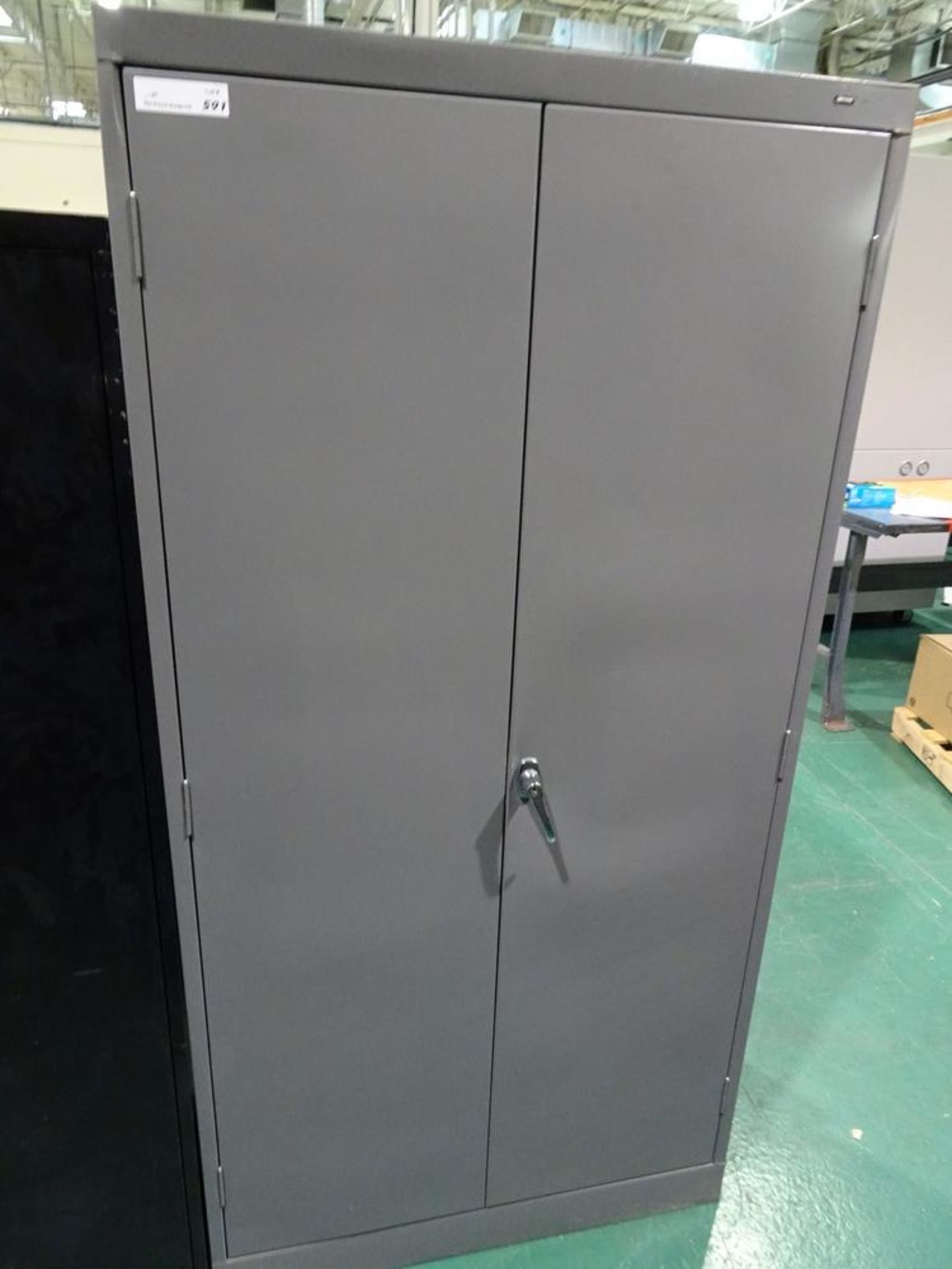 2-Door Metal Storage Cabinet And Contents Including But Not Limited To: Large Quantity Of