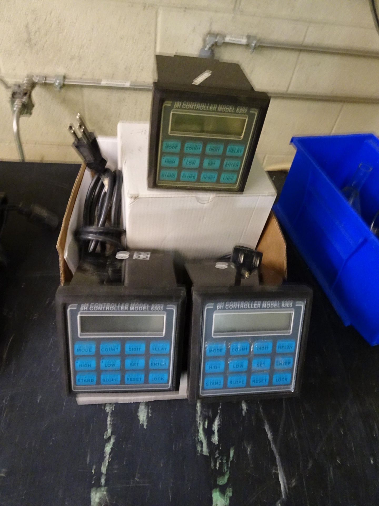 (3) Jenco Model 6303C-pH Digital pH Controllers