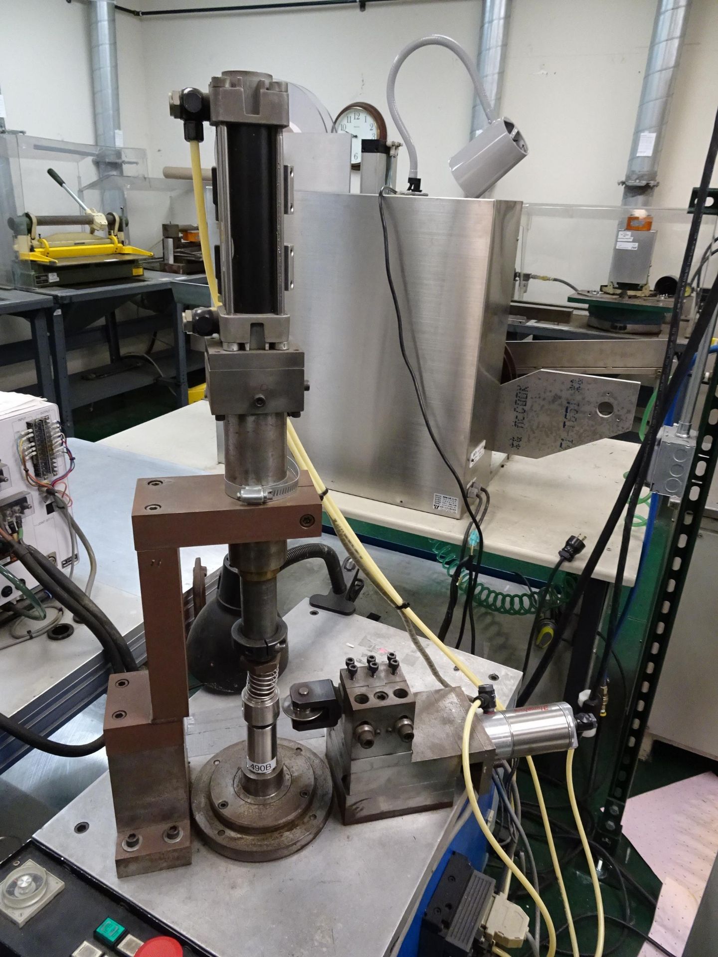 Custom Fabricated Horizontal Scoring Machine With Rotarty Hold Down Station, Pneumatically - Bild 3 aus 5