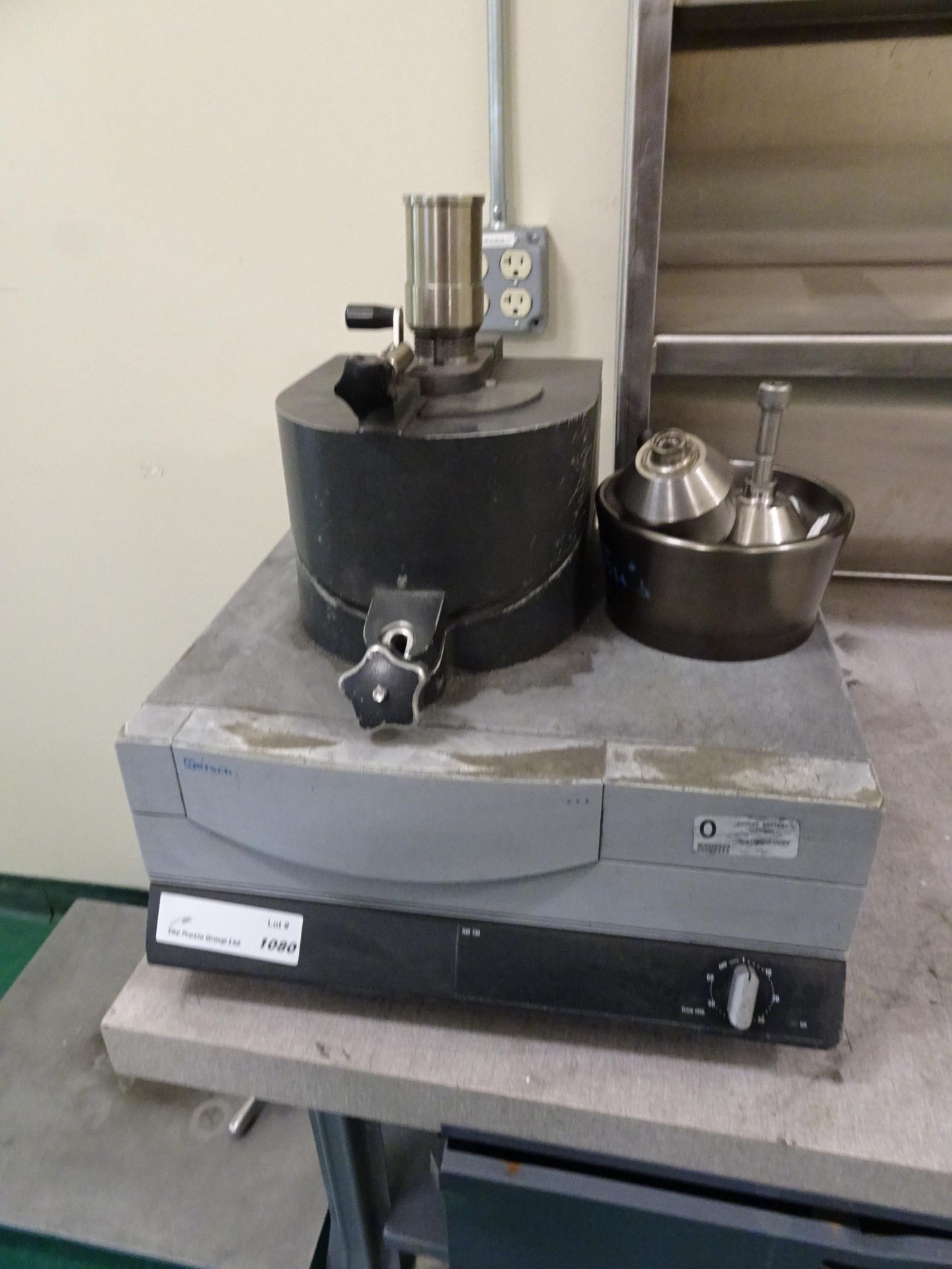 Retsch Model ZM100 USA Ultra Centrifugial Mill With (2) Heavy Duty Rotors and Heads