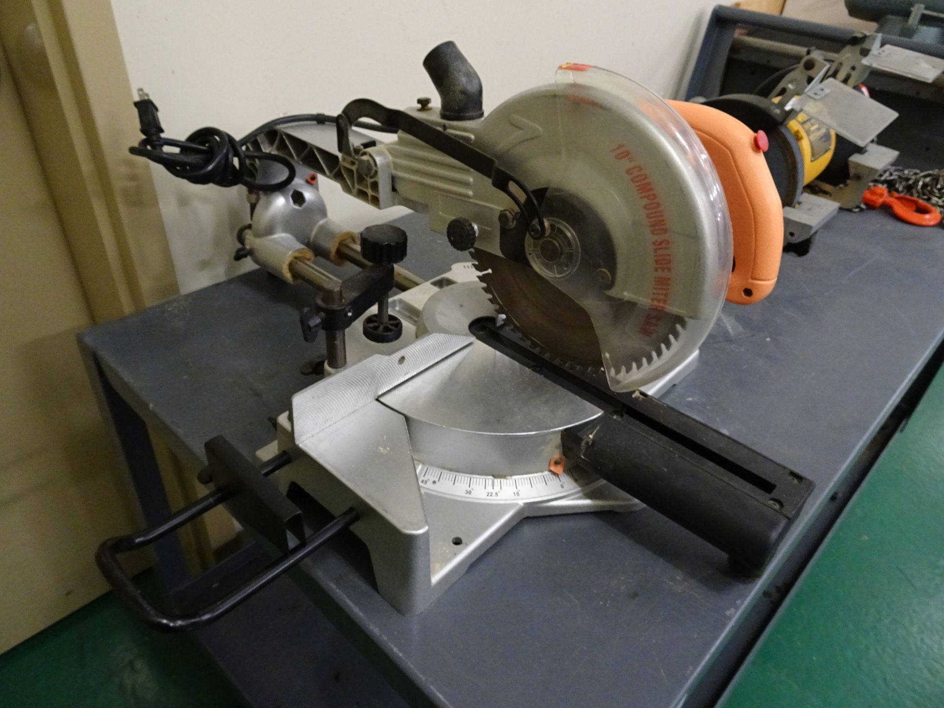 (1) Chicago Electric Model 90891, 10 In. Compound Slide Miter Saw, Cutting Capacity @ 90 Degrees - Image 2 of 3