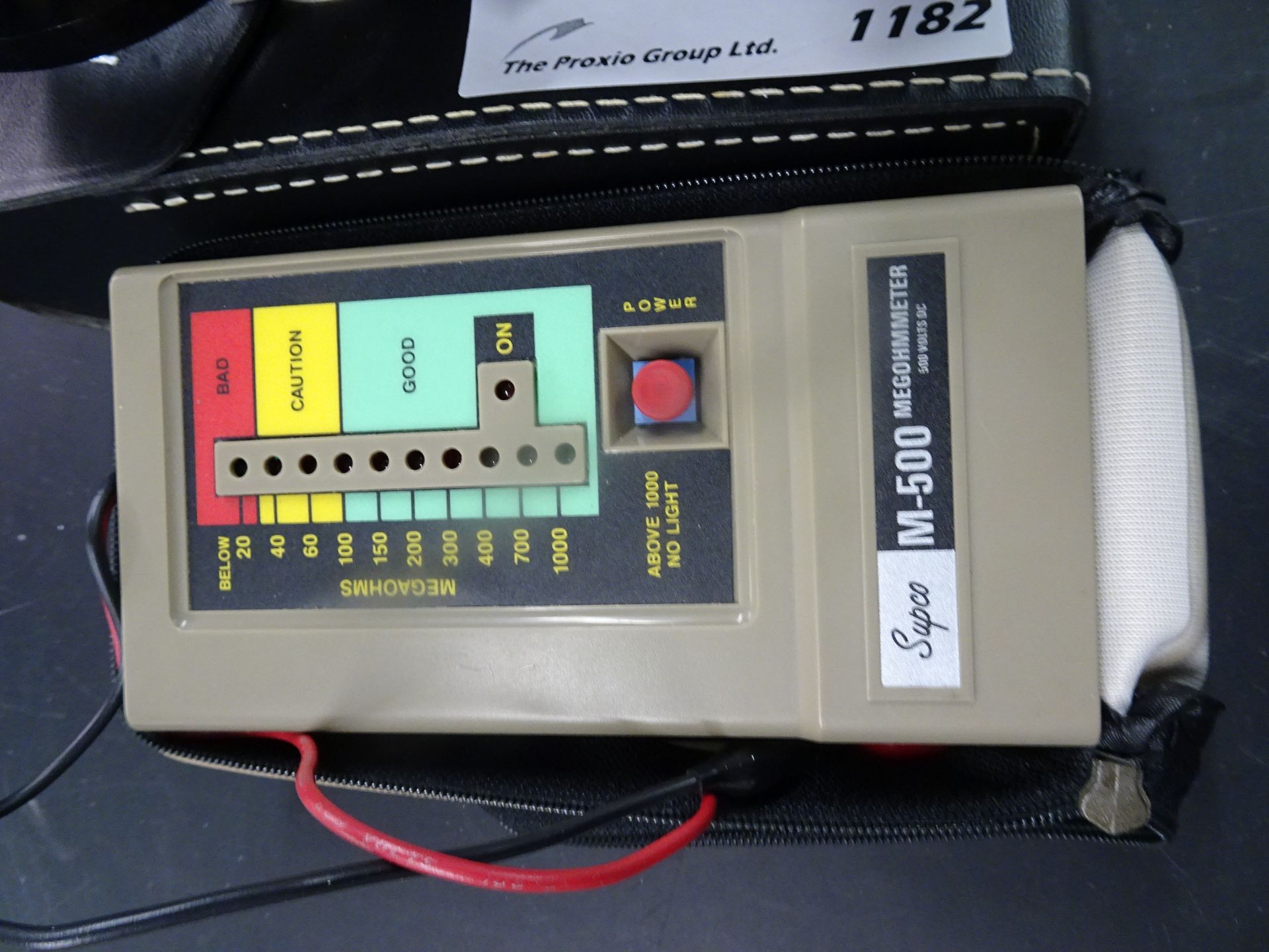 Supco Model M-500 500VDC Megaohmmeter With Case, (1) Amp Probe Model ACD-2000A Clamp Meter With - Image 3 of 3