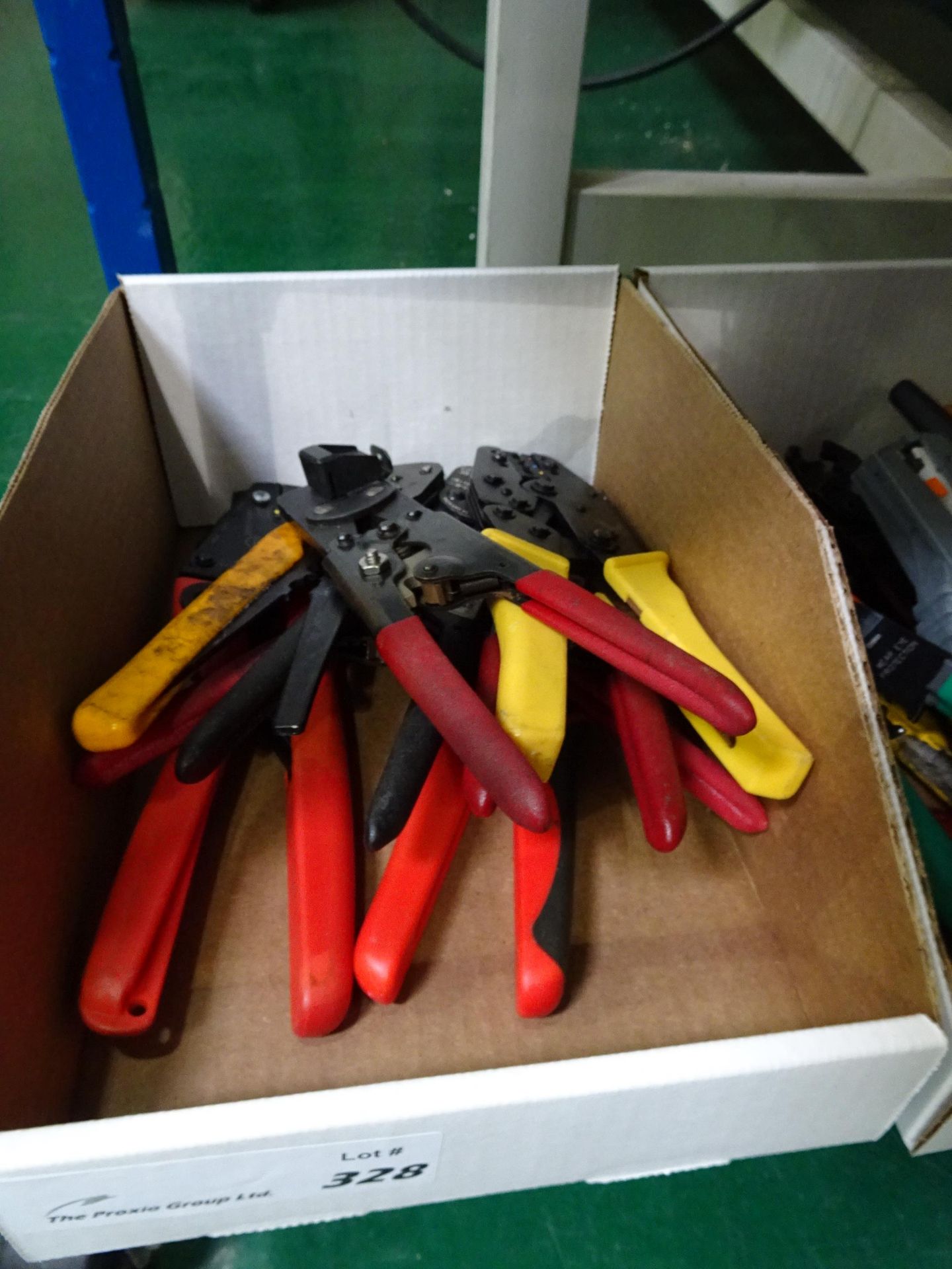 Lot Box of Misc Hand Held Crimping Tools