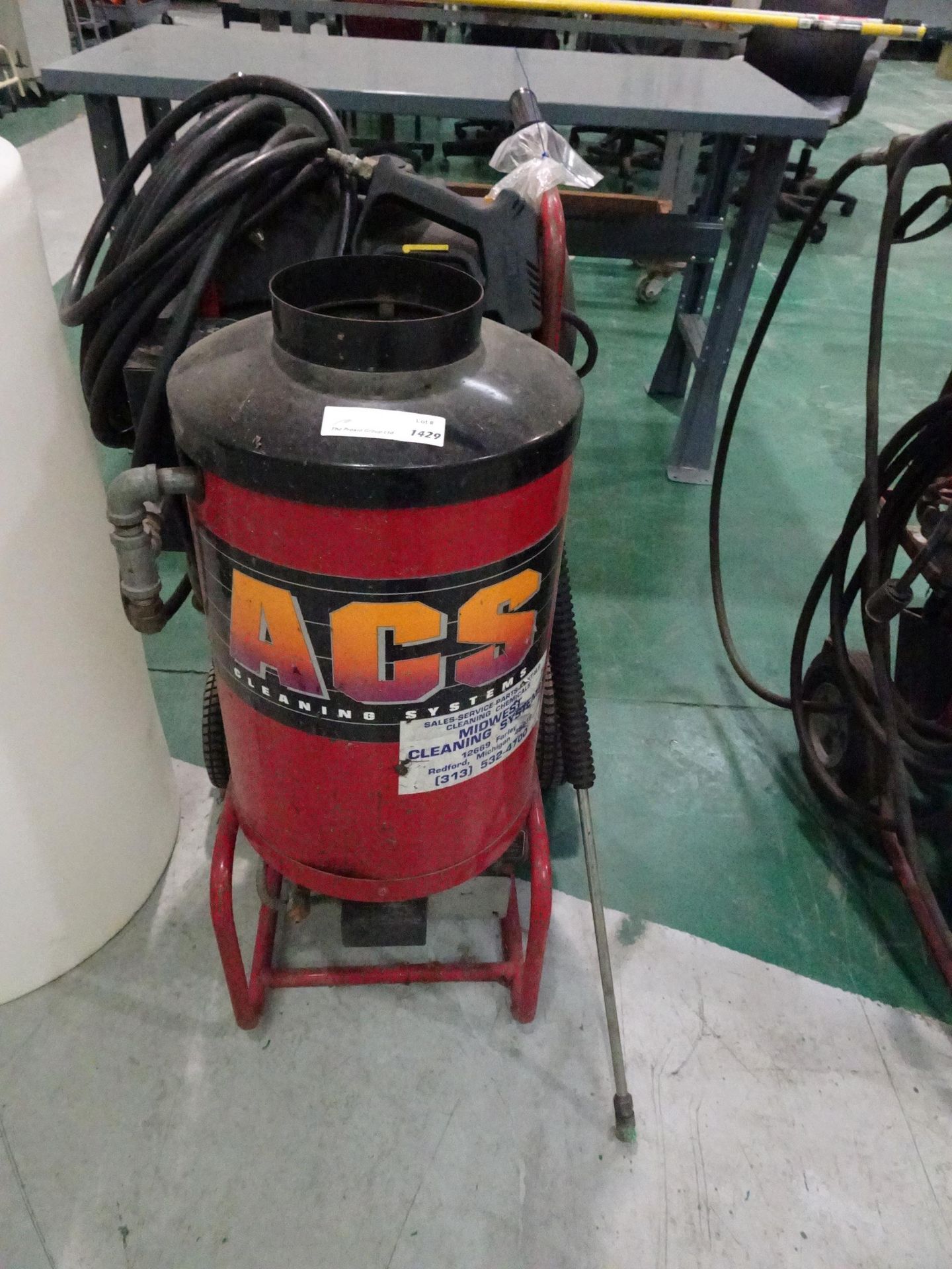 (1) AaLadin Cleaning Systems Model 1222, Oil Heated Pressure Washer - Image 2 of 3