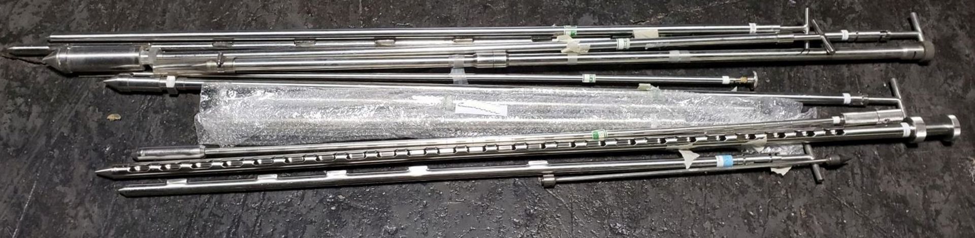 Lot of Stainless Steel Sample Theives, as pictured