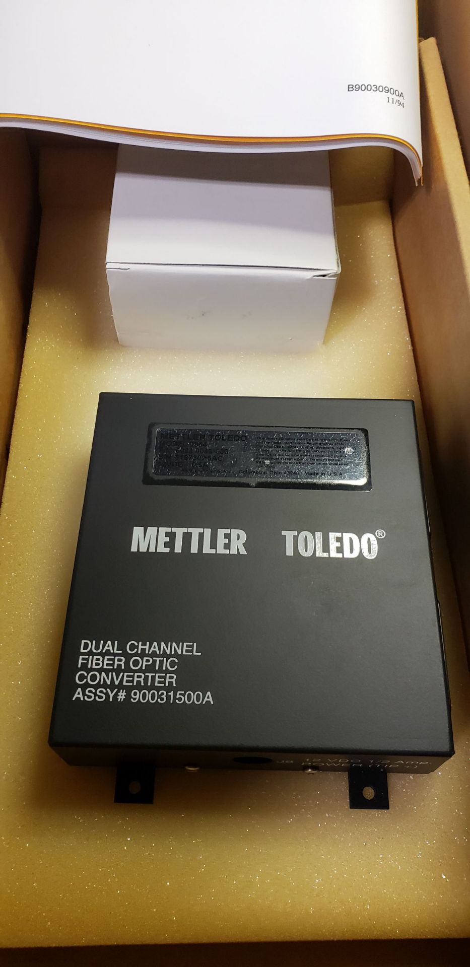 Lot of Mettler Toledo Parts, including Dual Channel Fiber Optics Converter, 500 lb and 1000 lb - Image 7 of 13