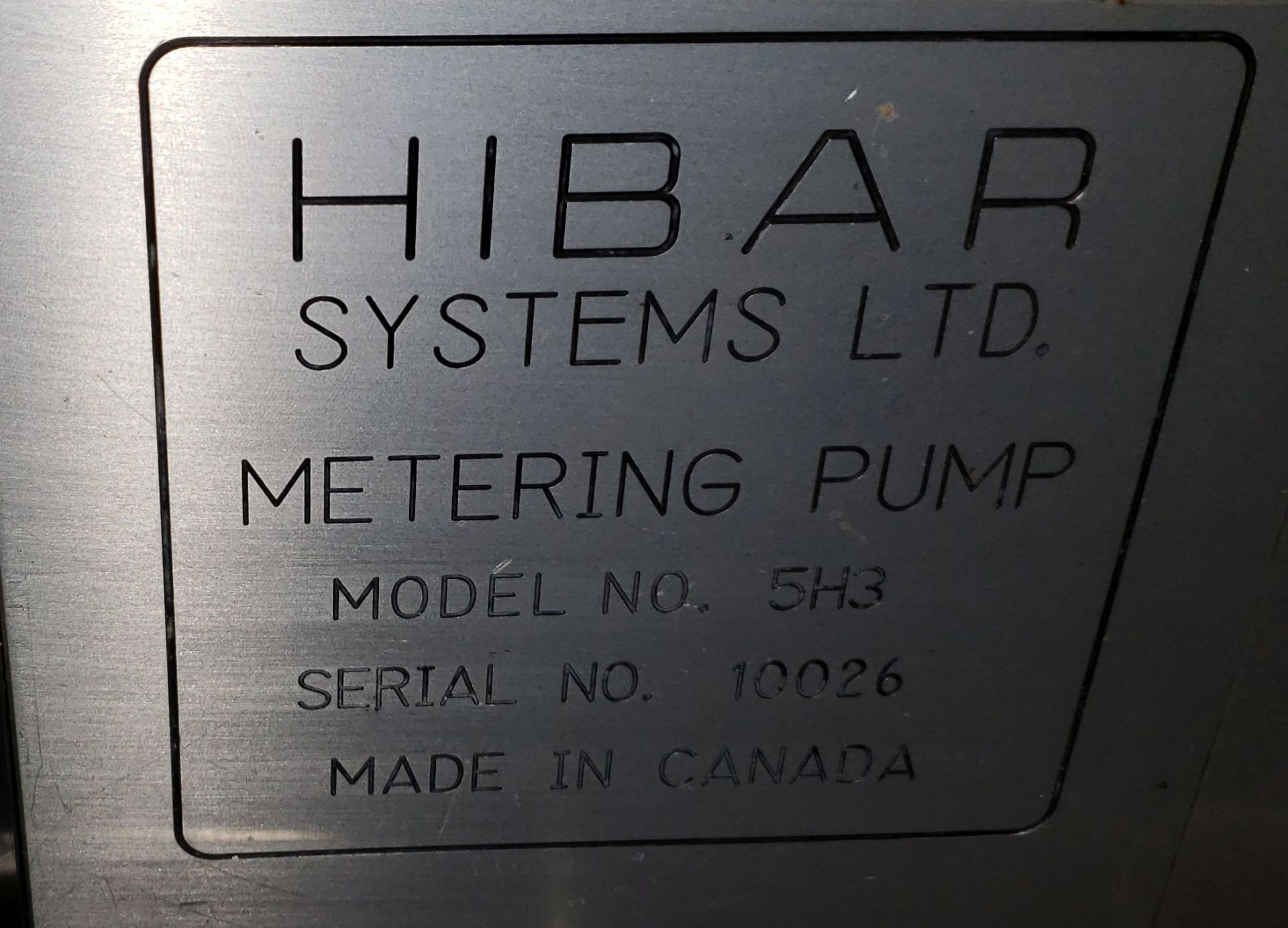 HIBAR Piston Filler Model 5H3 ROTARY Valve Type 1 Liter Fill Stroke **See Auctioneers Note** - Image 2 of 17