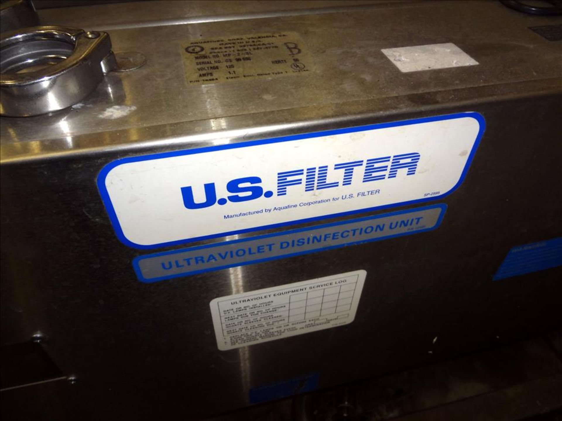 U.S. Filter 2-sided Ultraviolet Disinfection System - Image 11 of 12