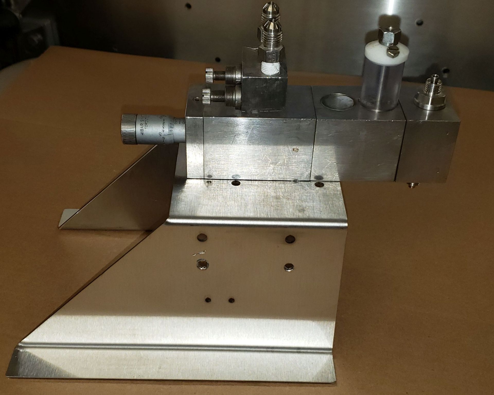 HIBAR Piston Filler Model 1B Check Valve All Stainless Steel with stand **Auctioneers Note** - Image 10 of 13