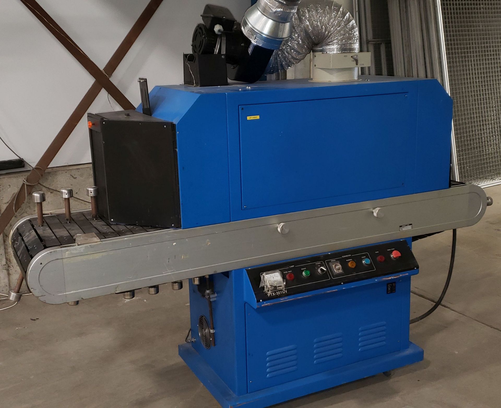 Pentex Printmaster Industries PTX-301UV ULTRAVIOLET CONVEYOR SYSTEM