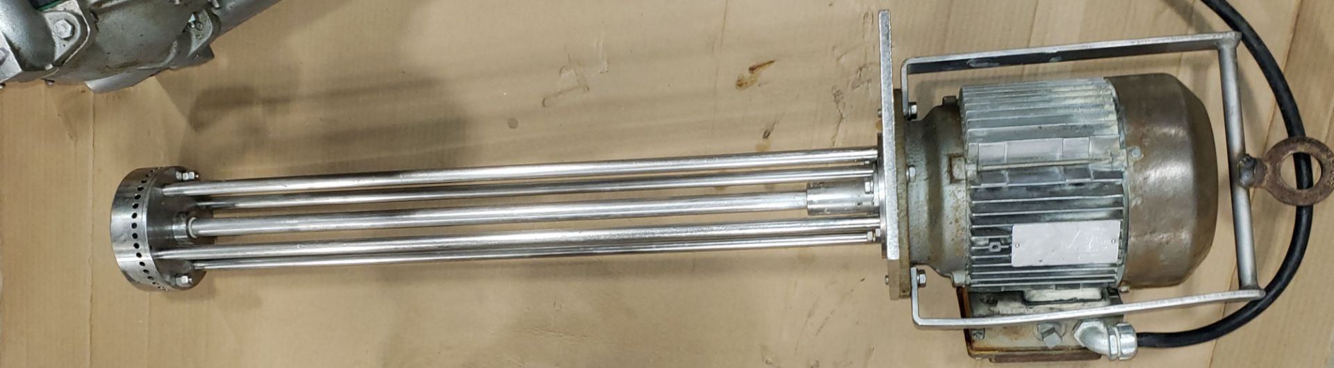 Stainless Steel Homogenizer - Batch Type 30" Shaft on 230/460V