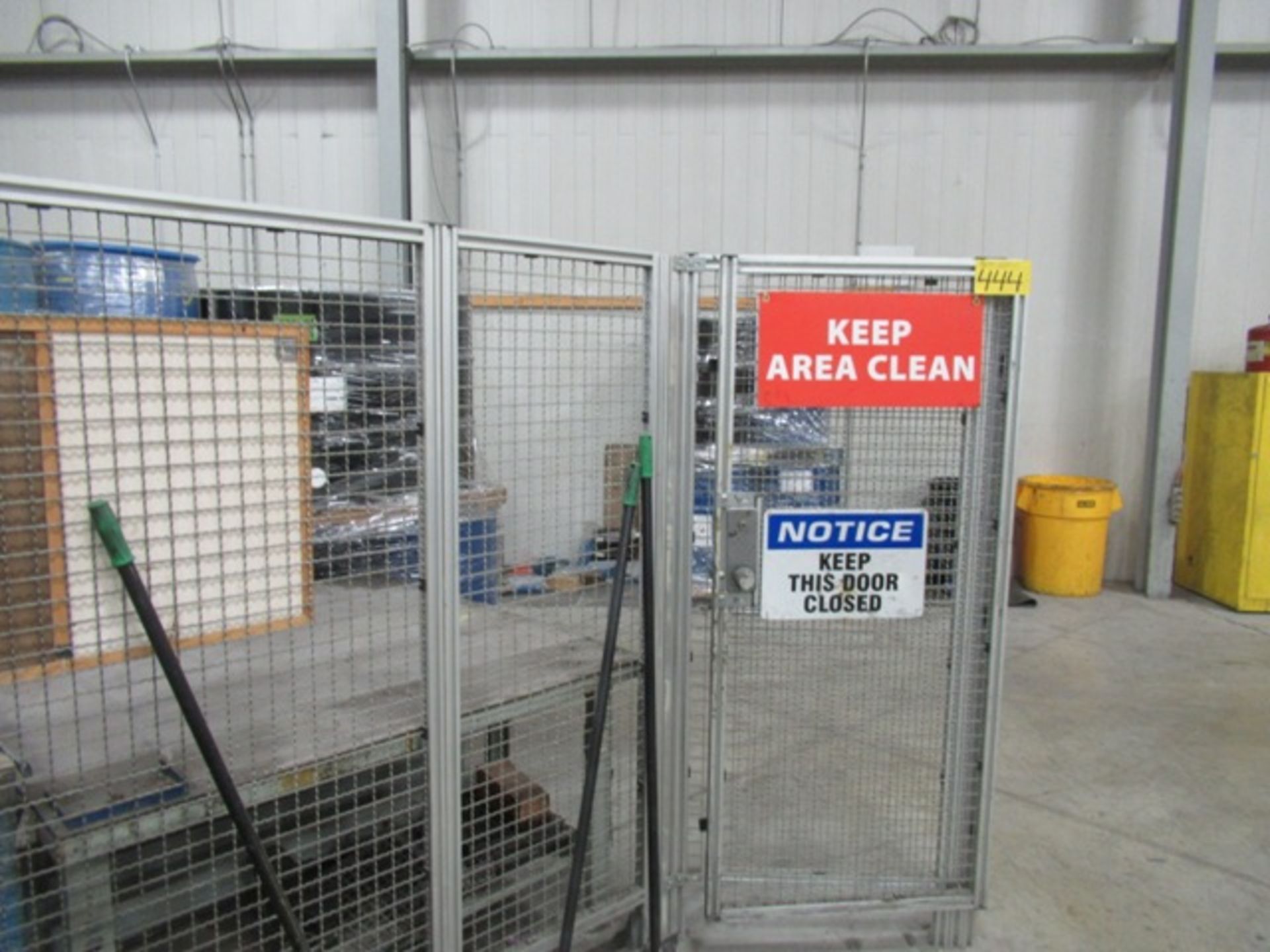 Guard Fencing and Gates, includes floor mounts. Approx linear 115 feet - Image 4 of 4