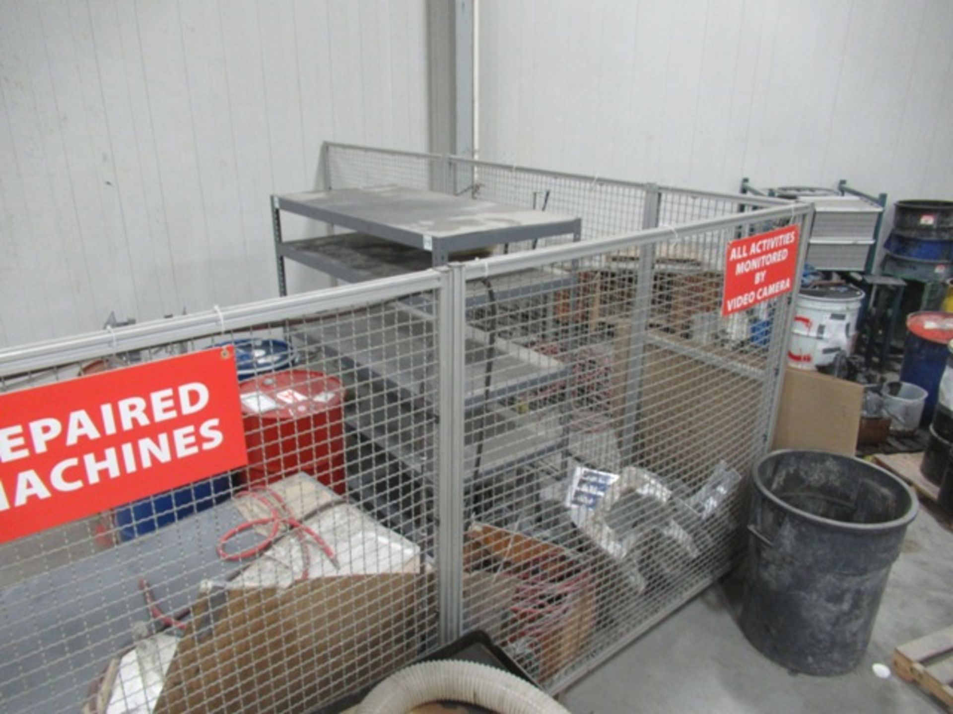 Guard Fencing and Gates, includes floor mounts. Approx linear 115 feet - Image 3 of 4