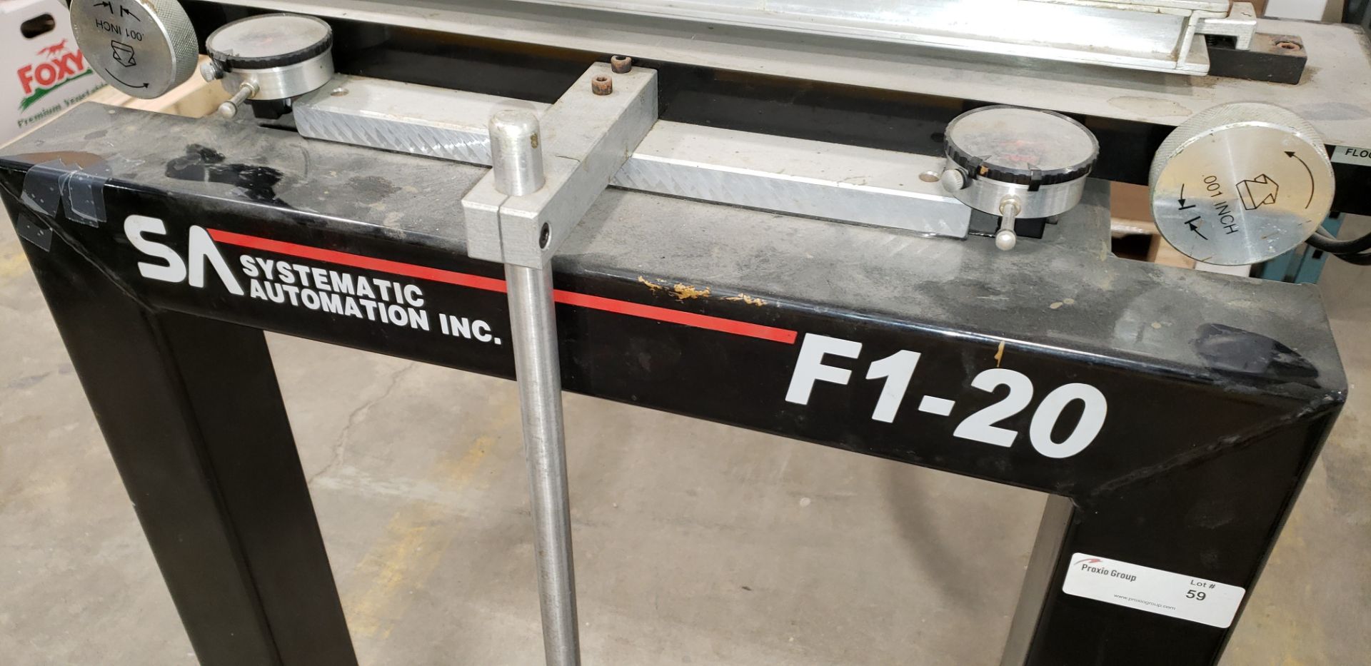 Systematic Automation Inc. Model F1/20 Flat Bed Screen Printer w/Vacuum - Image 4 of 10