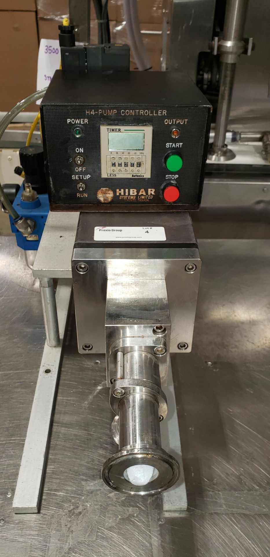 HIBAR Piston Filler Model 5FC Check Valve Type 500ML Fill with control box **See Auctioneers Note** - Image 8 of 8