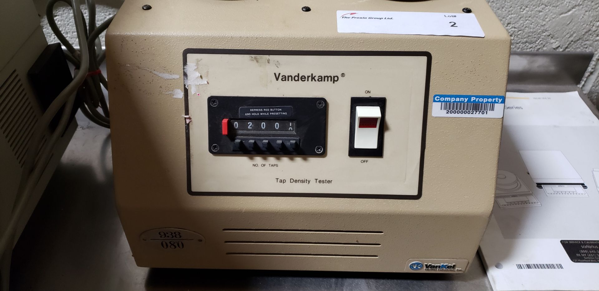 Vanderkamp Tap Denisty Tester Model 10705 - Image 3 of 5