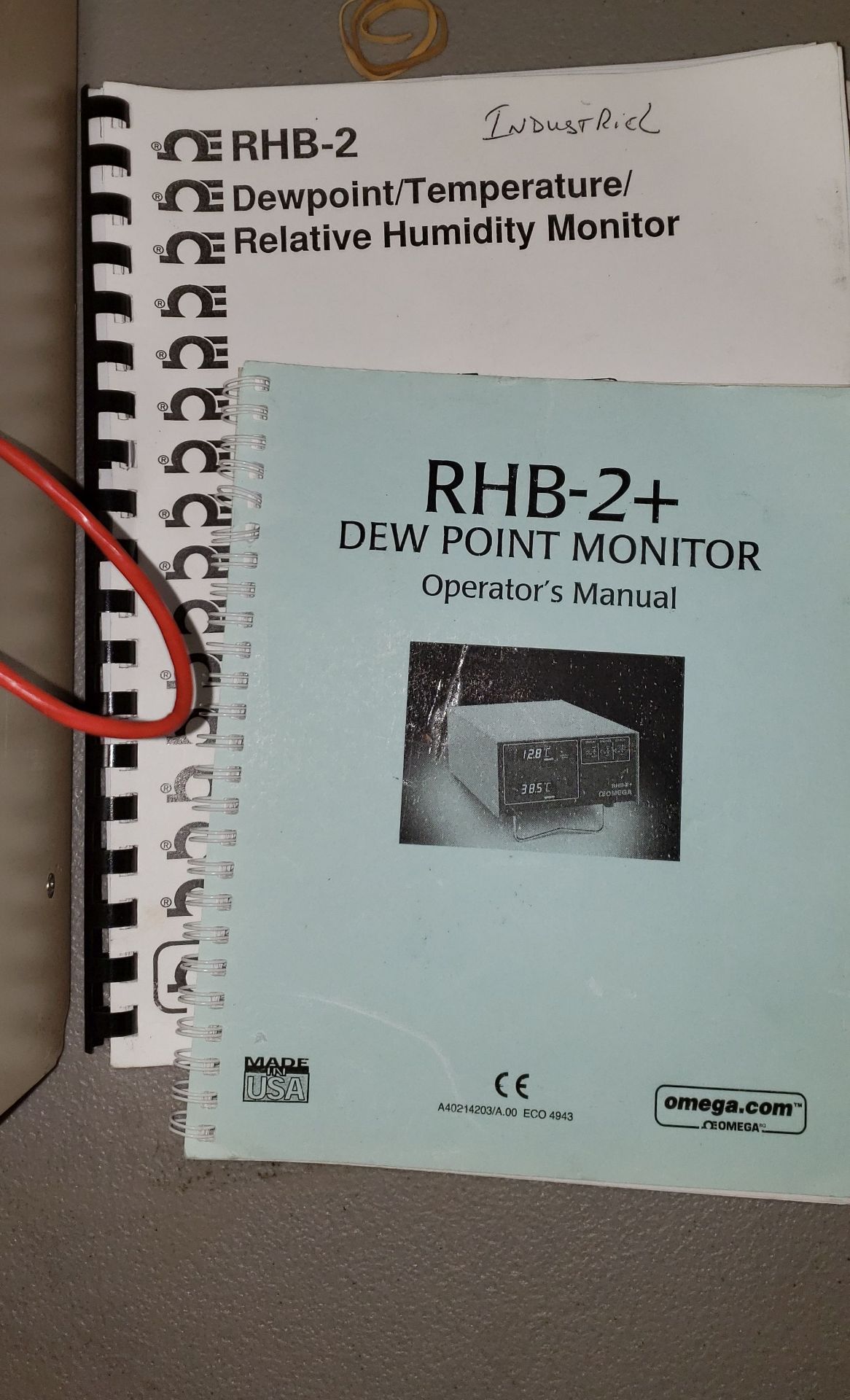 Omega RHB-2A dewpoint temperature relative humidity monitor - Image 6 of 6