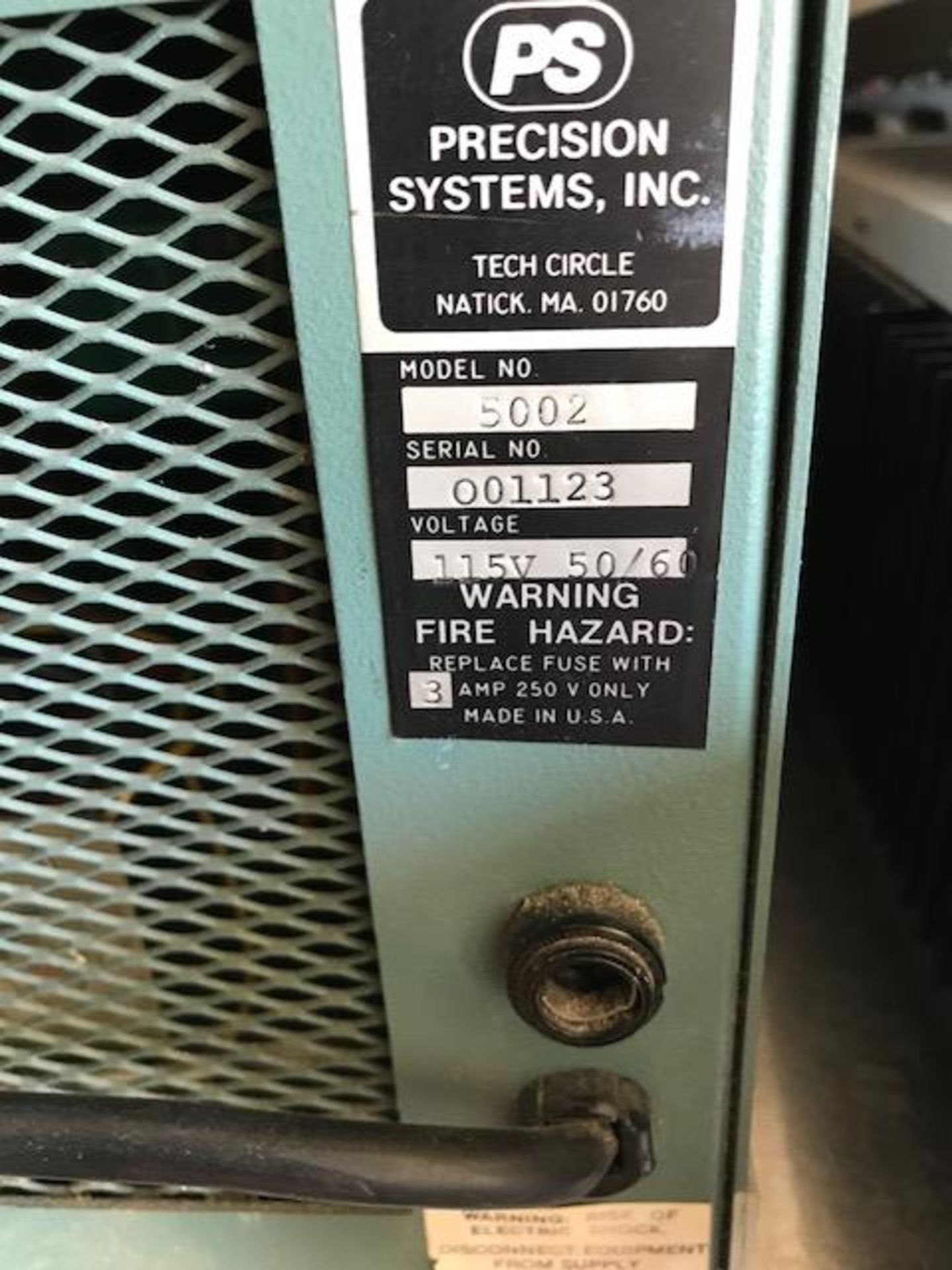 Precision Systems Inc Automatic Osometer Model 5002 - Image 3 of 4