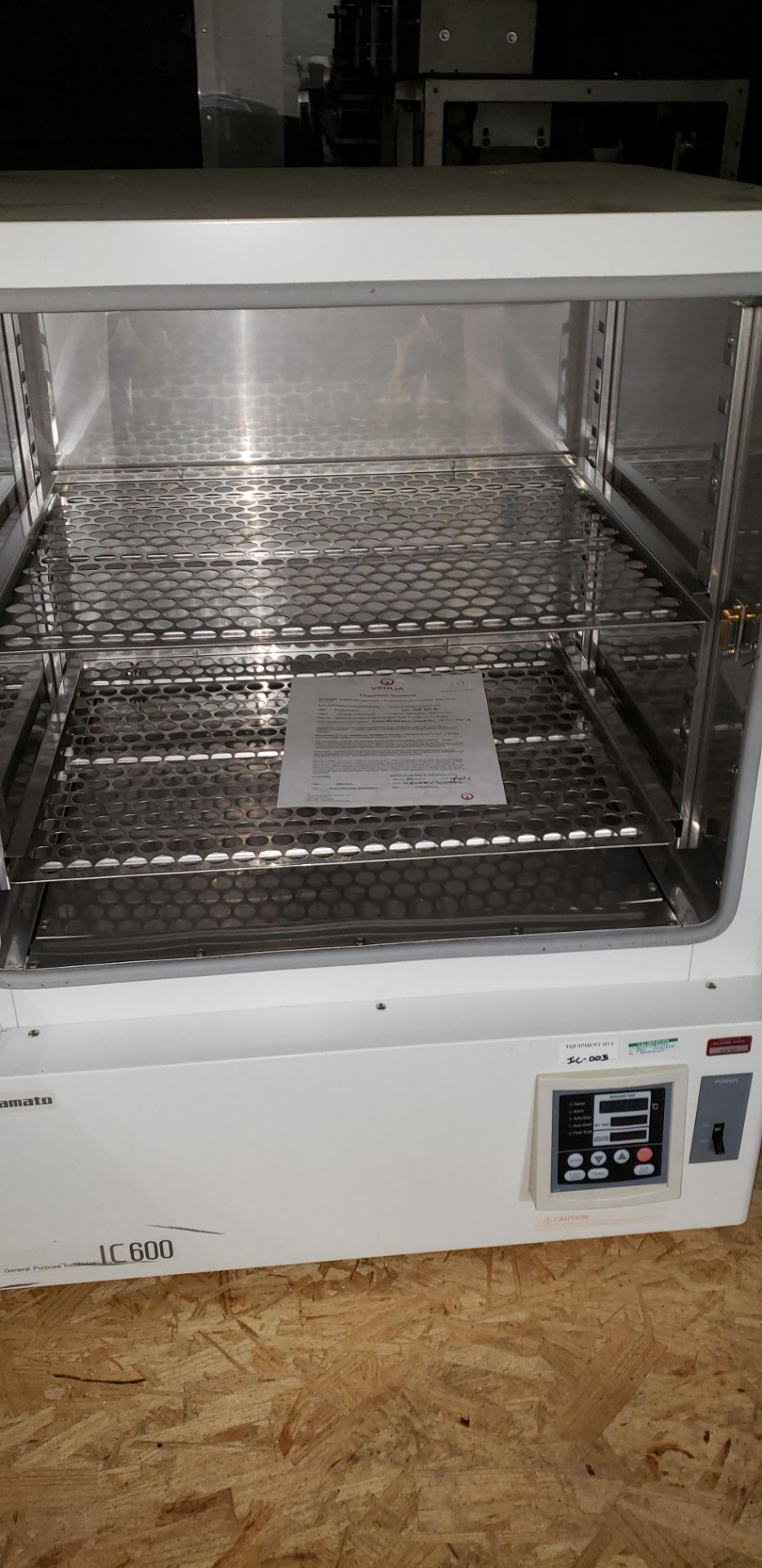 Yamato IC600 General purpose incubator - Image 5 of 5