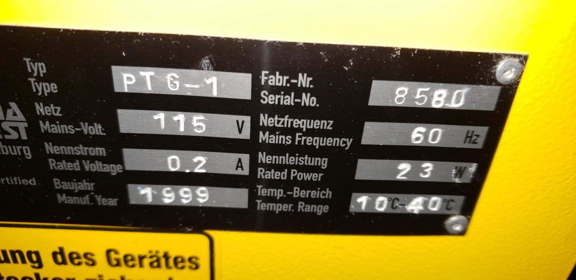 Pharma Test PTG-1 powder flow analyzer - Image 5 of 7