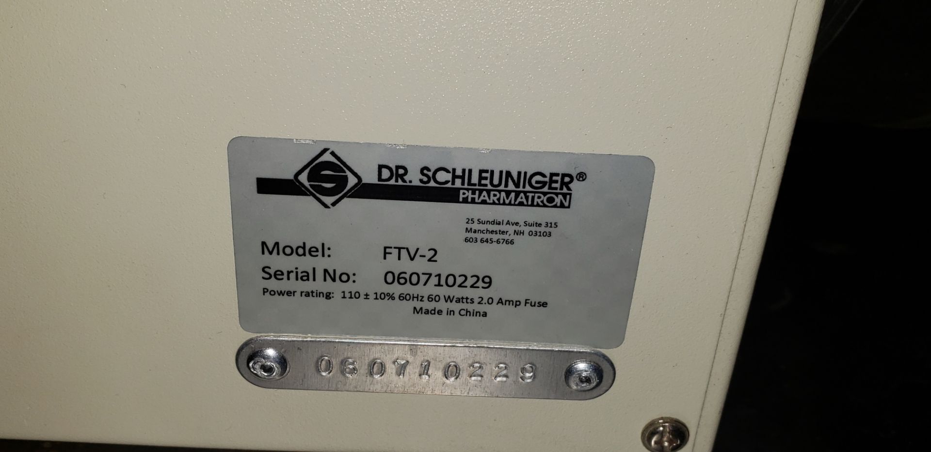 Dr. Schleuniger Pharmatron Friability tester - Image 6 of 7