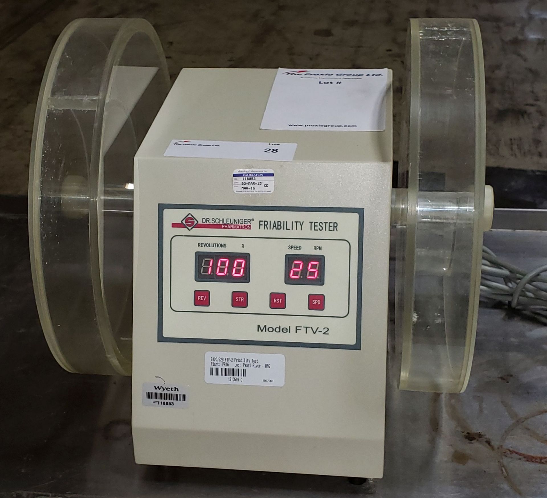 Dr. Schleuniger Pharmatron Friability tester