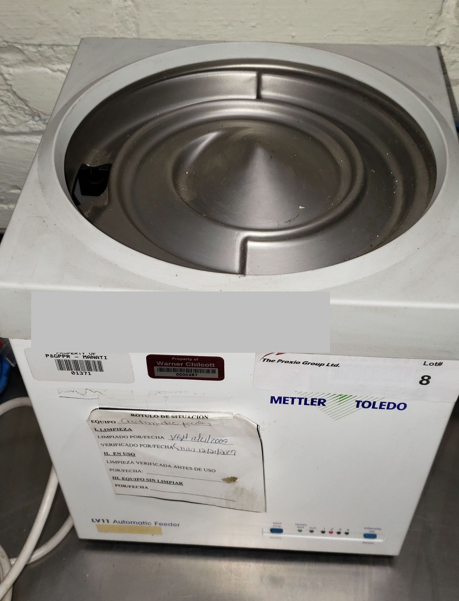 Mettler Toledo LV-11 Automatic Feeder, 110v