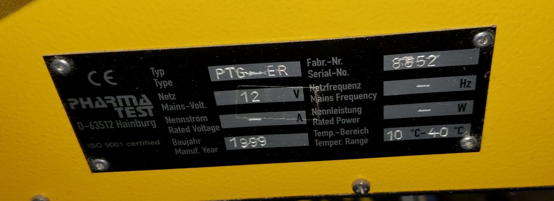 Pharma Test PTG-1 powder flow analyzer - Image 7 of 7