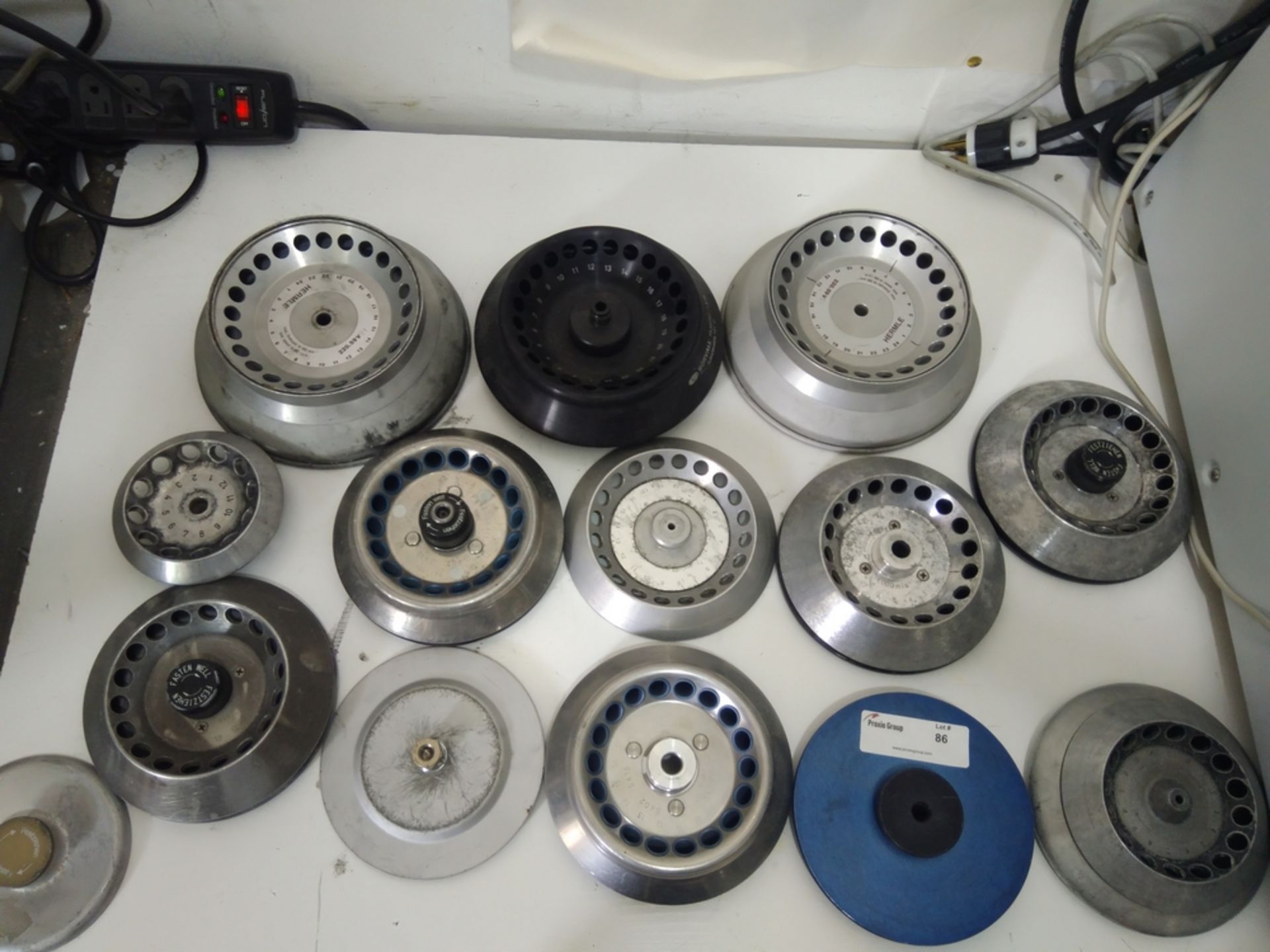 Lot Miscellaneous Centrifuge Rotors