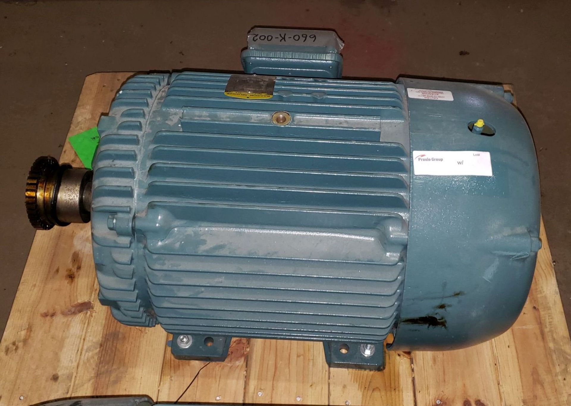 Lot of (2) 40 hp Baldor motors, 460 volt, 3 phase, 3530 rpm - Image 3 of 4