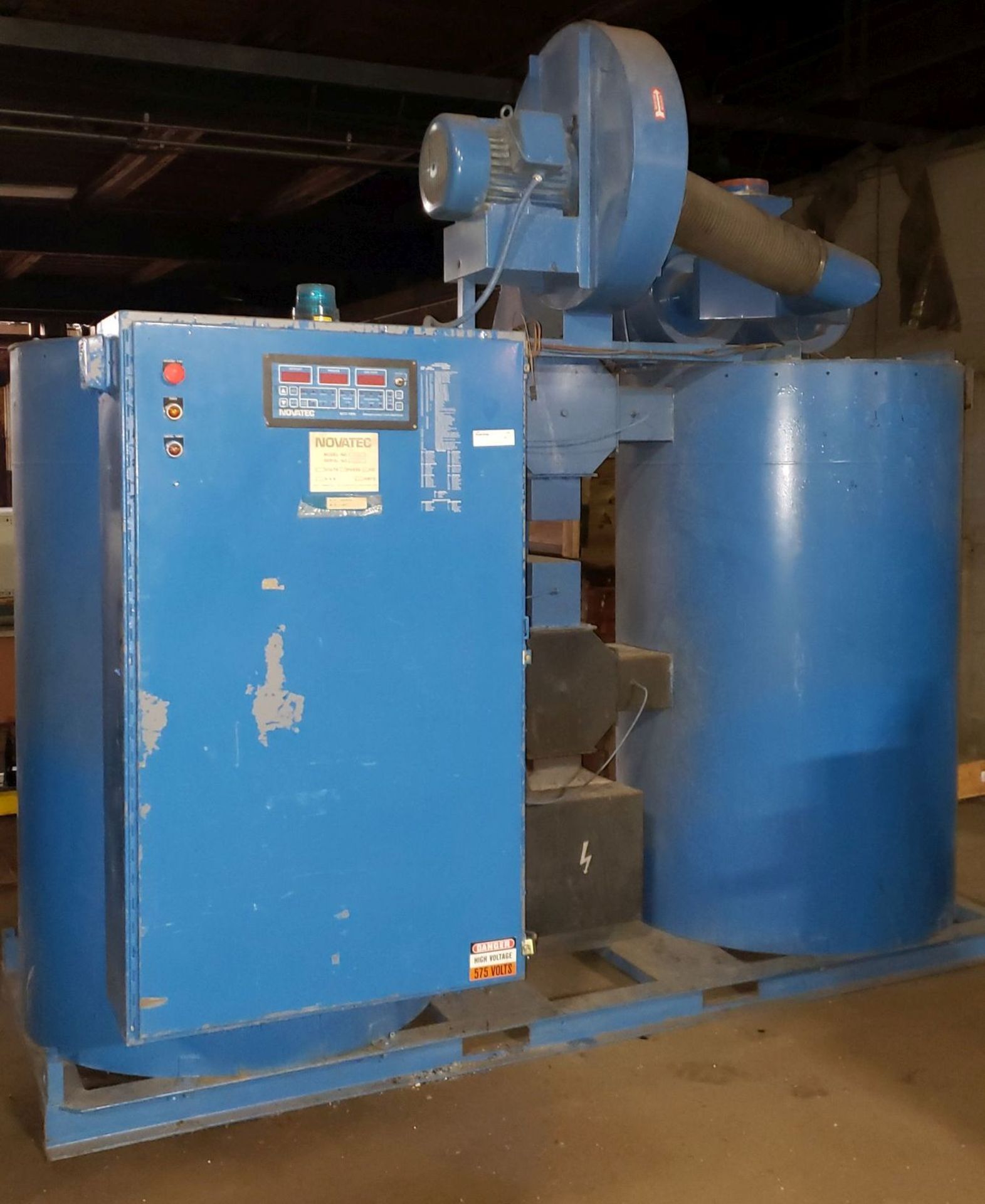 Novtec dual desiccant hopper dryer, model MPC-1500